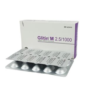 Glitin M 1000 2.5mg+1000mg Tablet