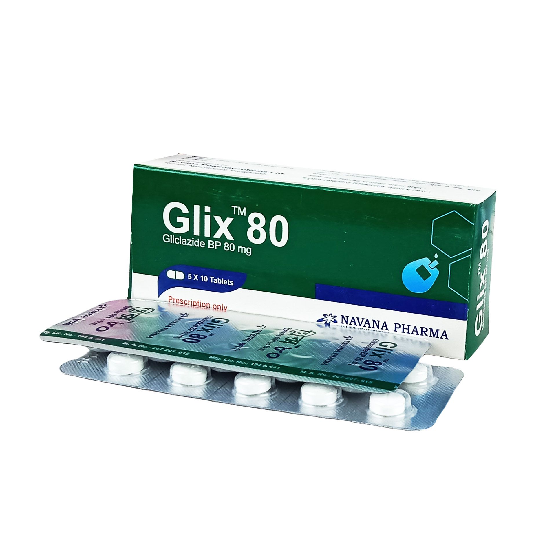 Glix 80mg Tablet