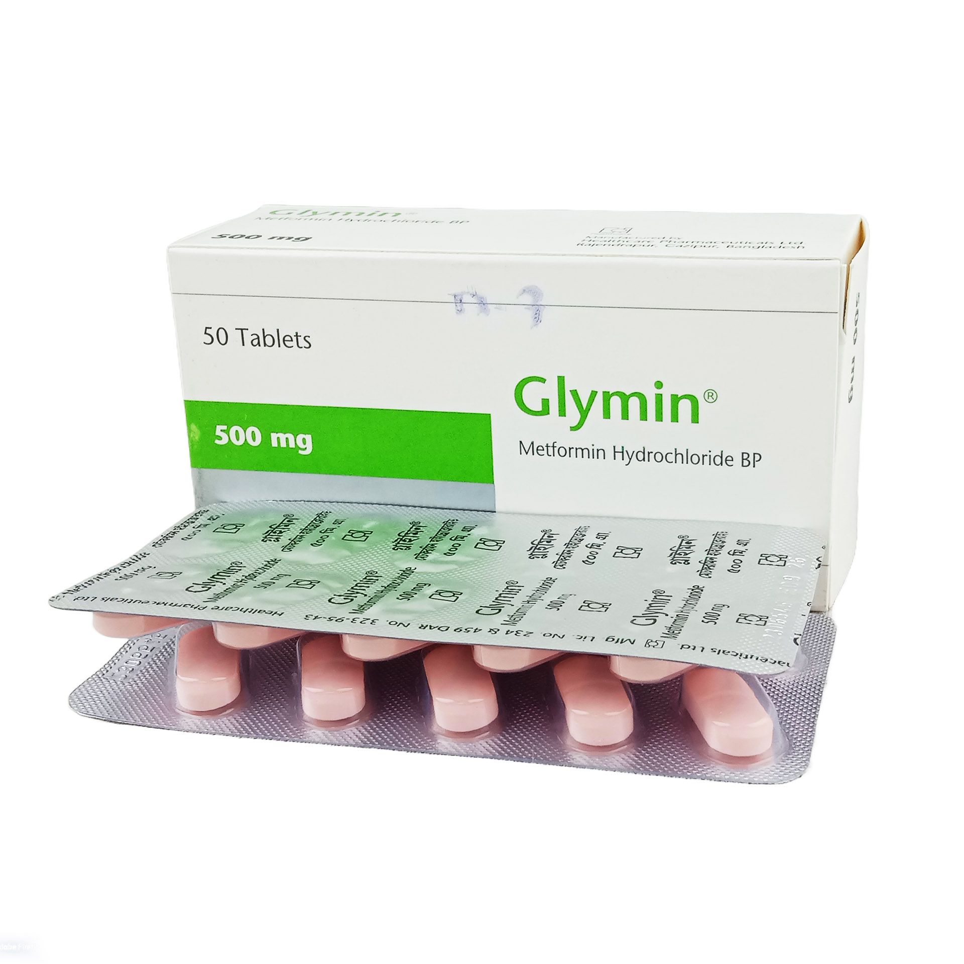 Glymin 500mg Tablet