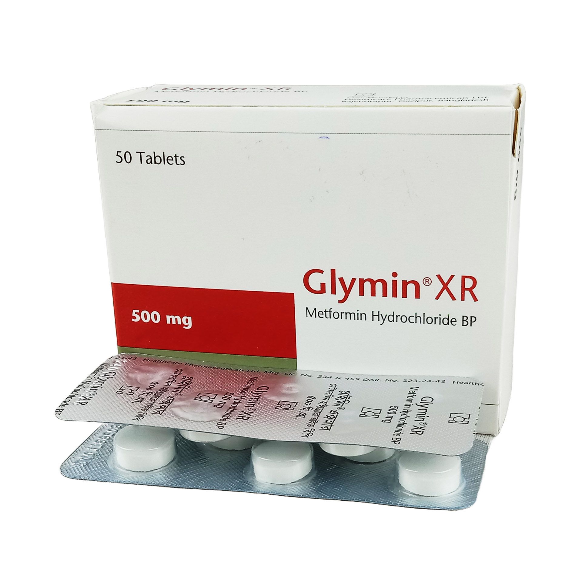 Glymin XR 500mg Tablet