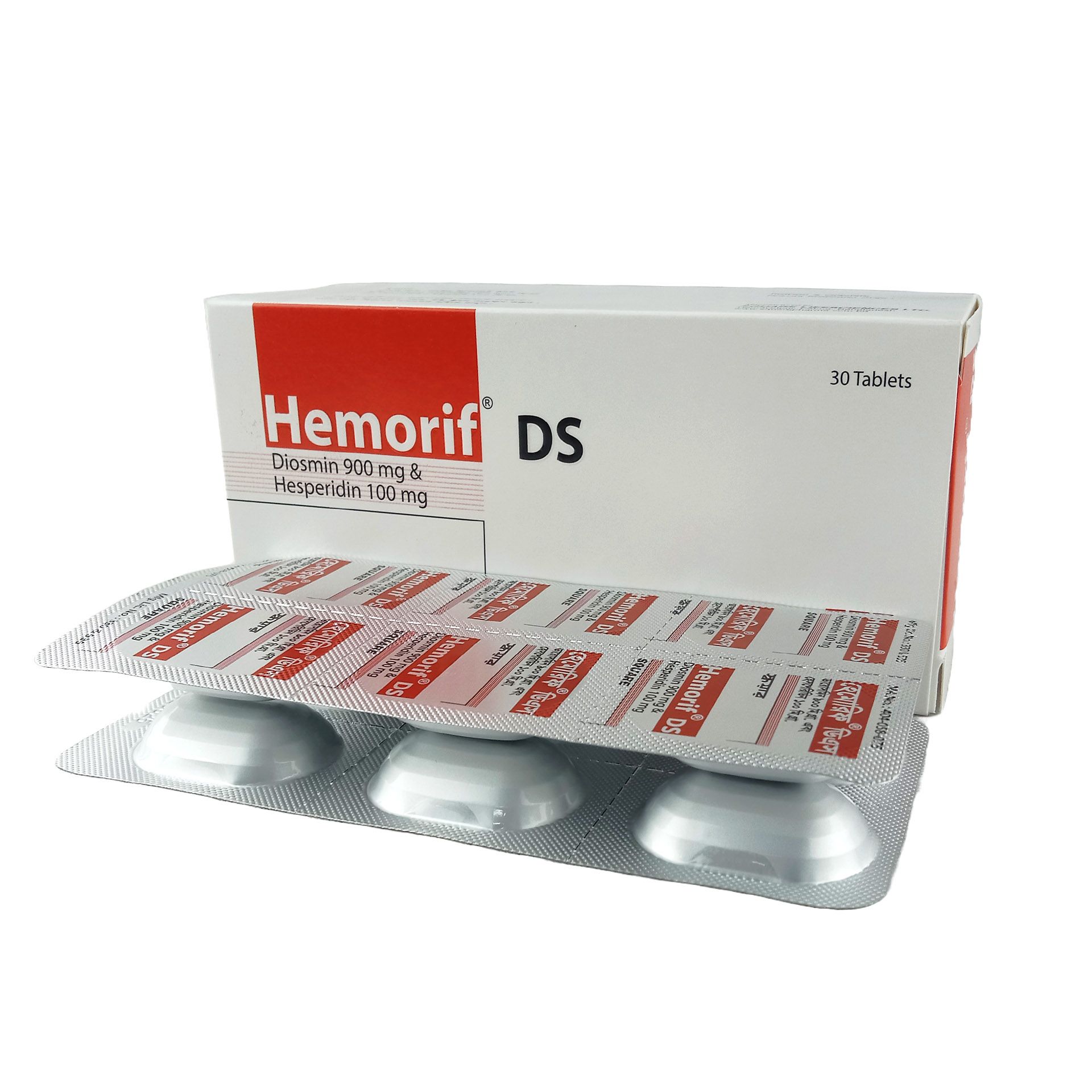 Hemorif DS 1000 900mg+100mg Tablet