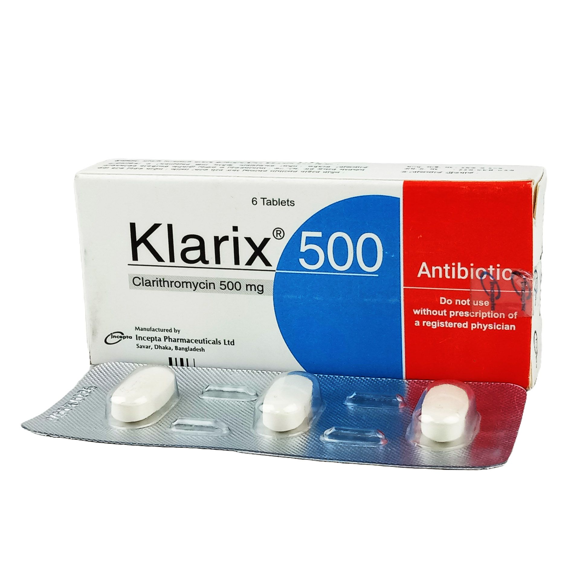 Klarix 500mg Tablet