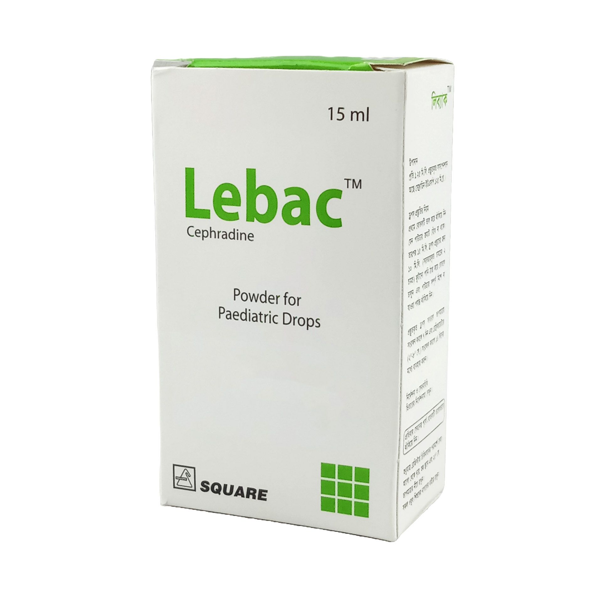 Lebac 125mg/1.25ml Pediatric Drops
