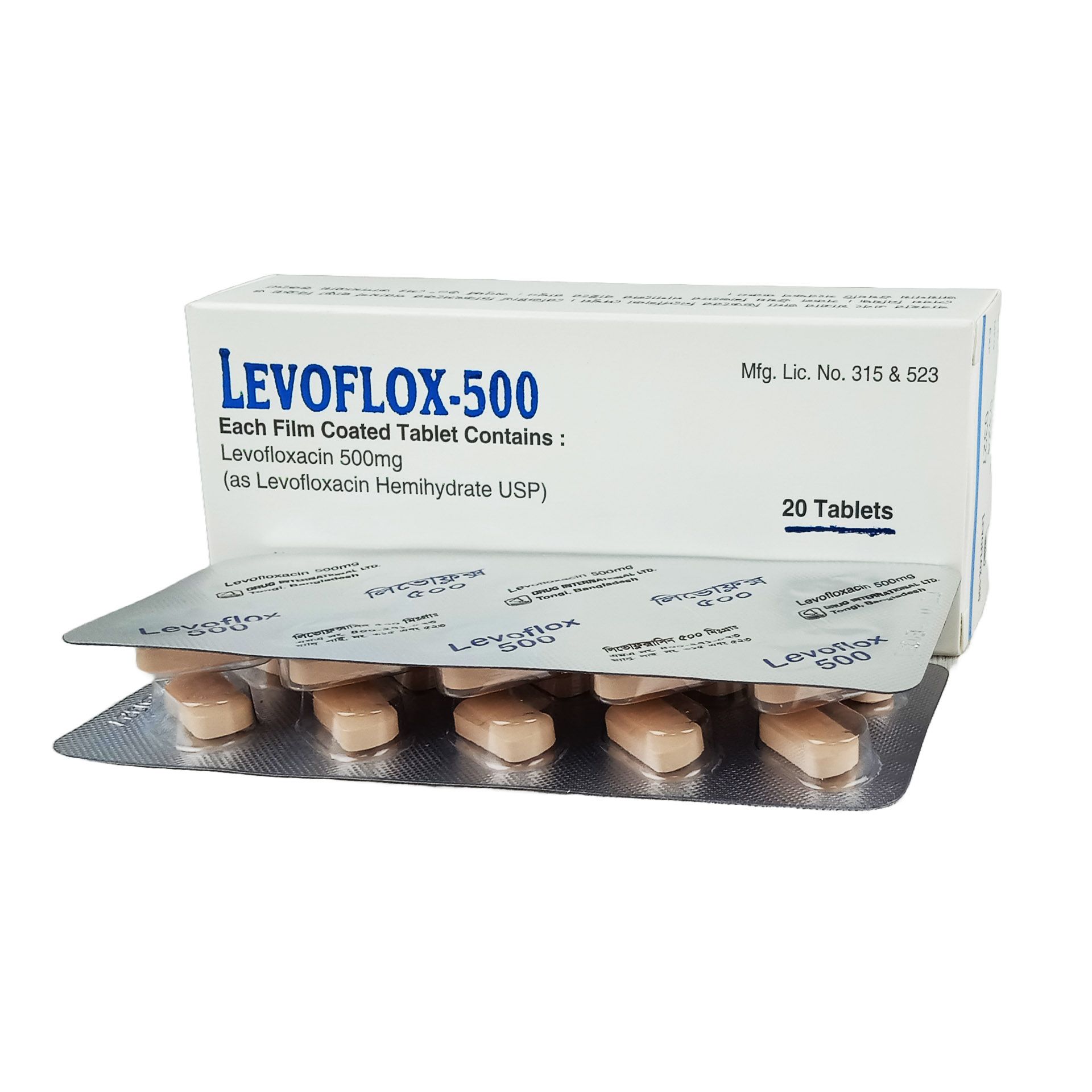Levoflox 500mg Tablet