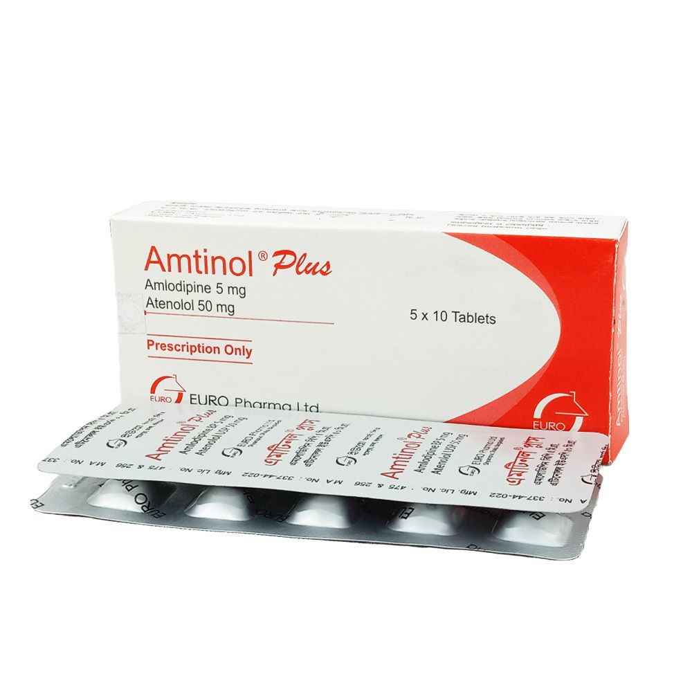 Amtinol Plus 50 5mg+50mg Tablet