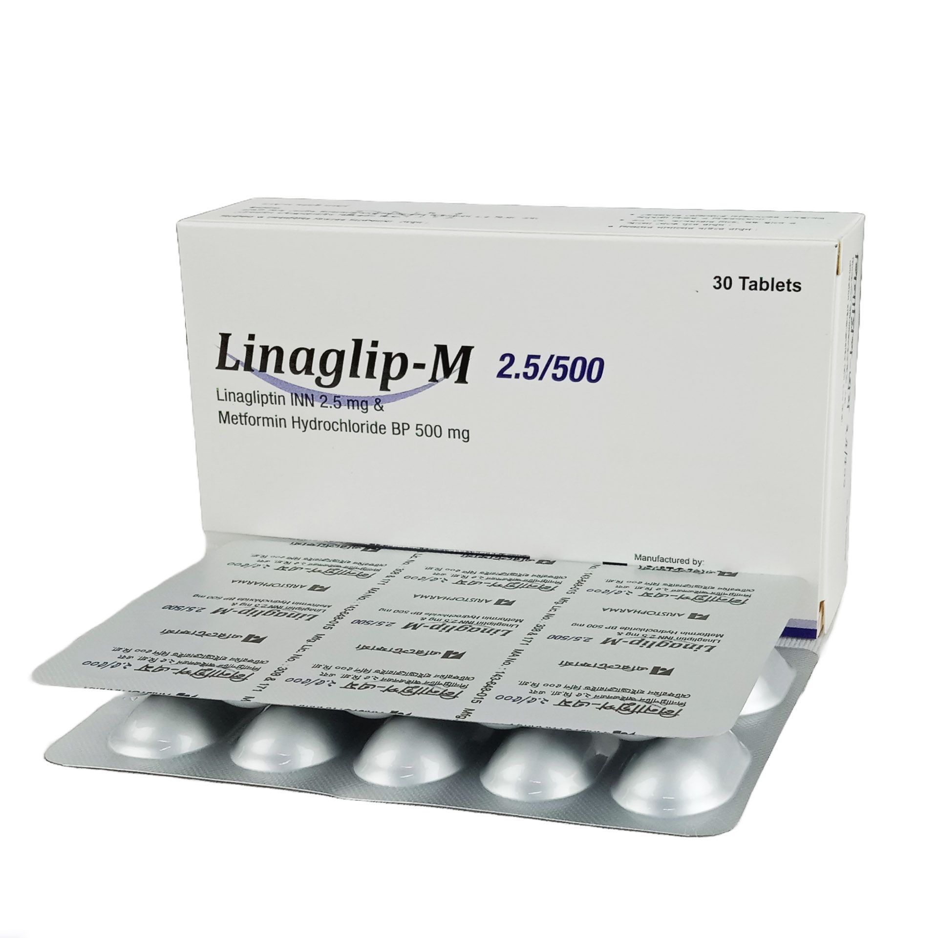 Linaglip M 500 2.5mg+500mg Tablet