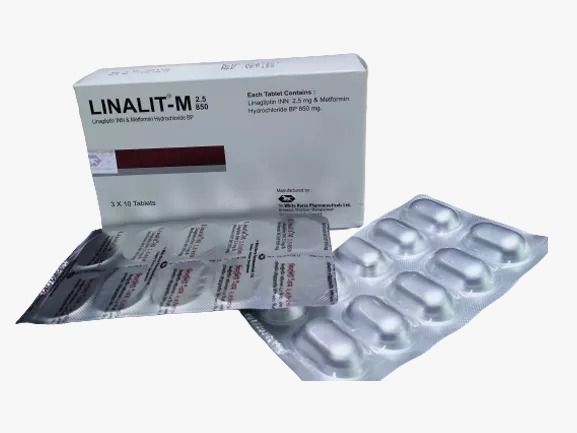 Linalit M 850 2.5mg+850mg Tablet