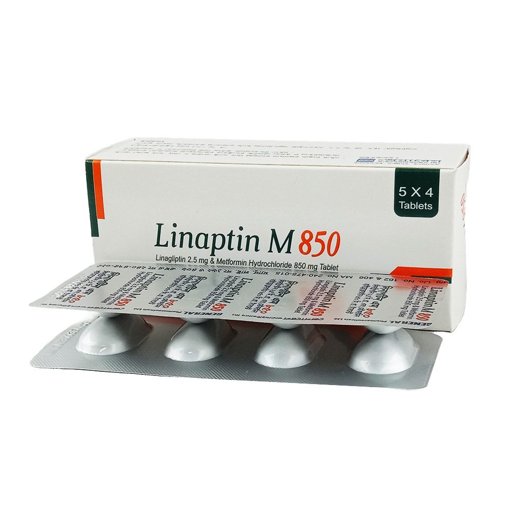 Linaptin M 850 2.5mg+850mg Tablet