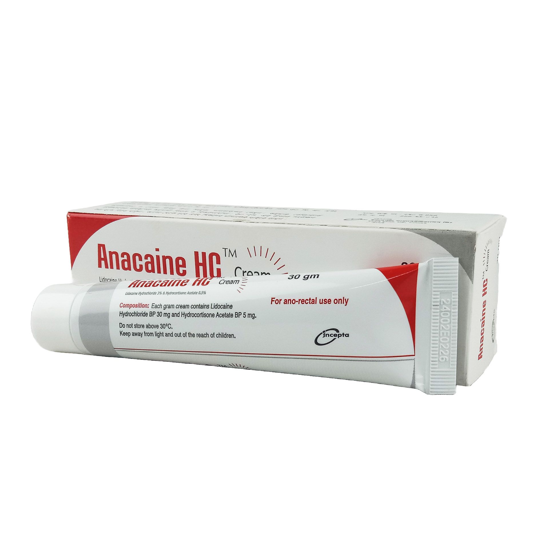 Anacaine HC (5mg+30mg)/gm Cream