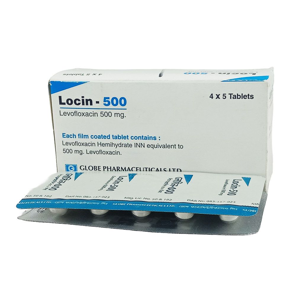 Locin 500mg Tablet