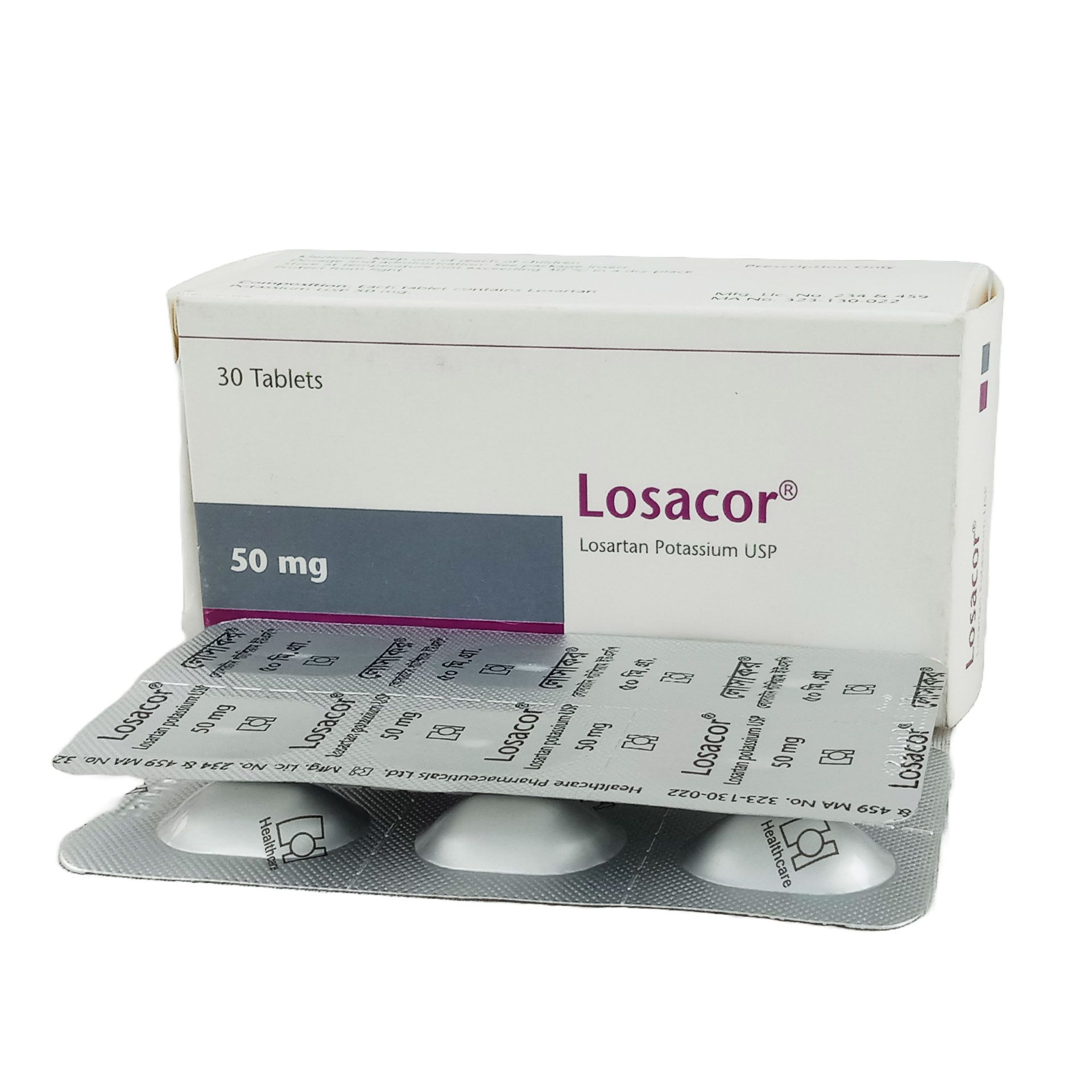 Losacor 50mg Tablet