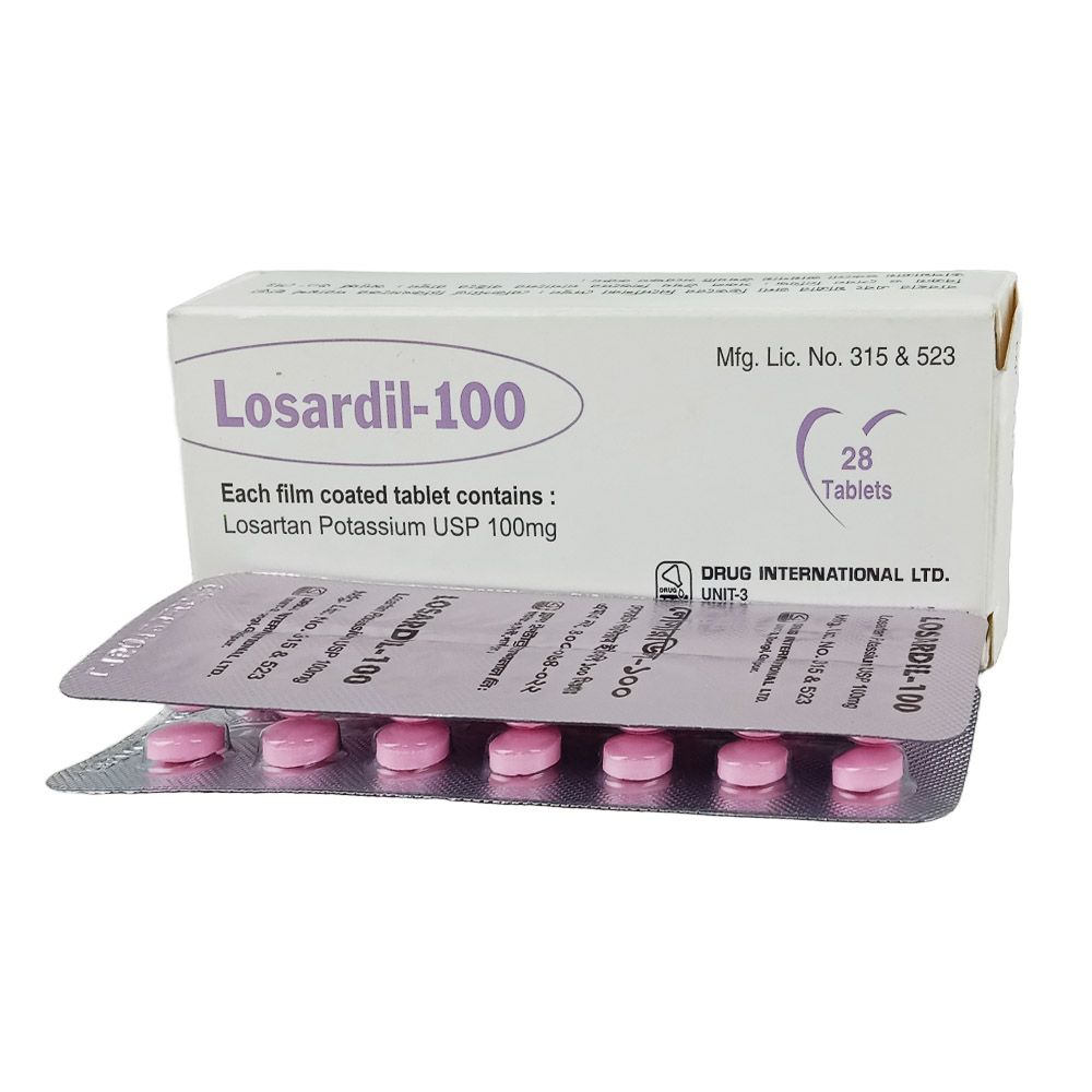 Losardil 100mg Tablet