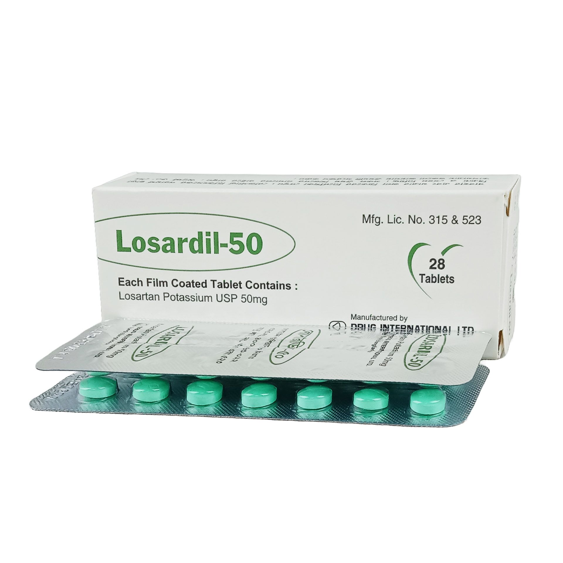 Losardil 50mg Tablet