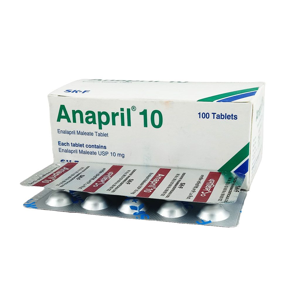 Anapril 10mg Tablet