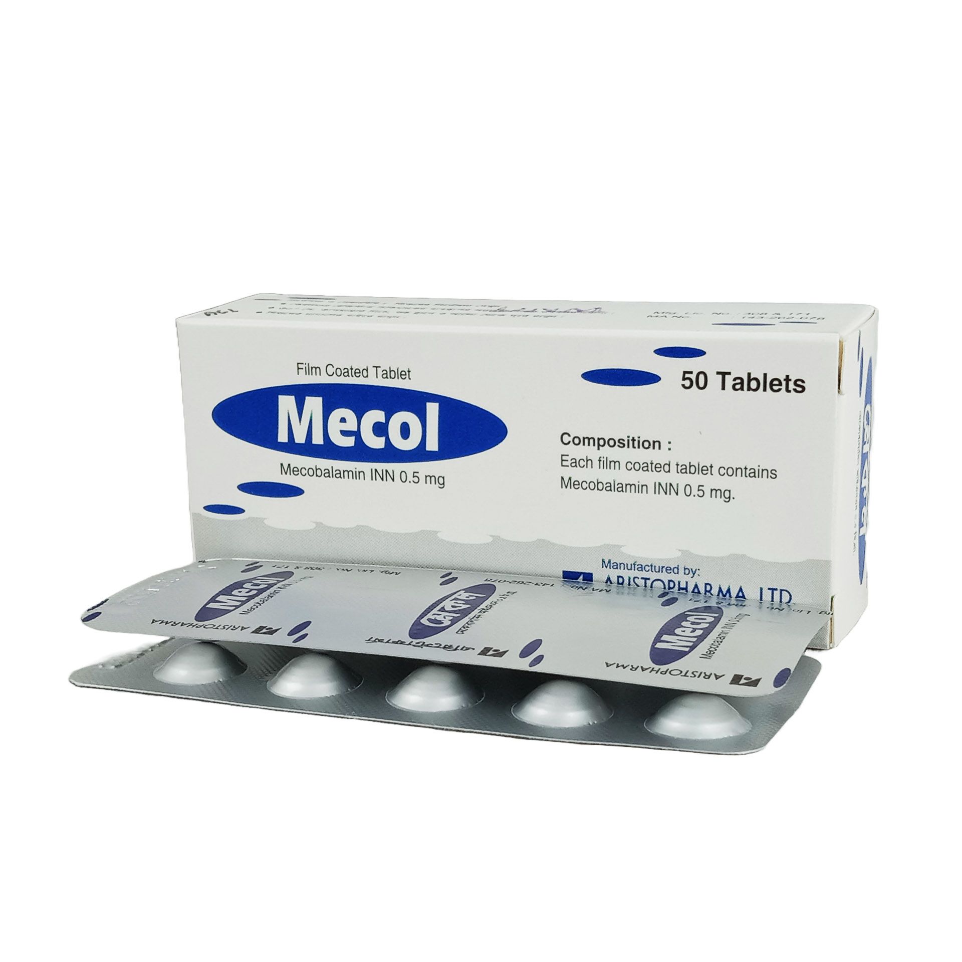 Mecol 0.5 0.5mg Tablet