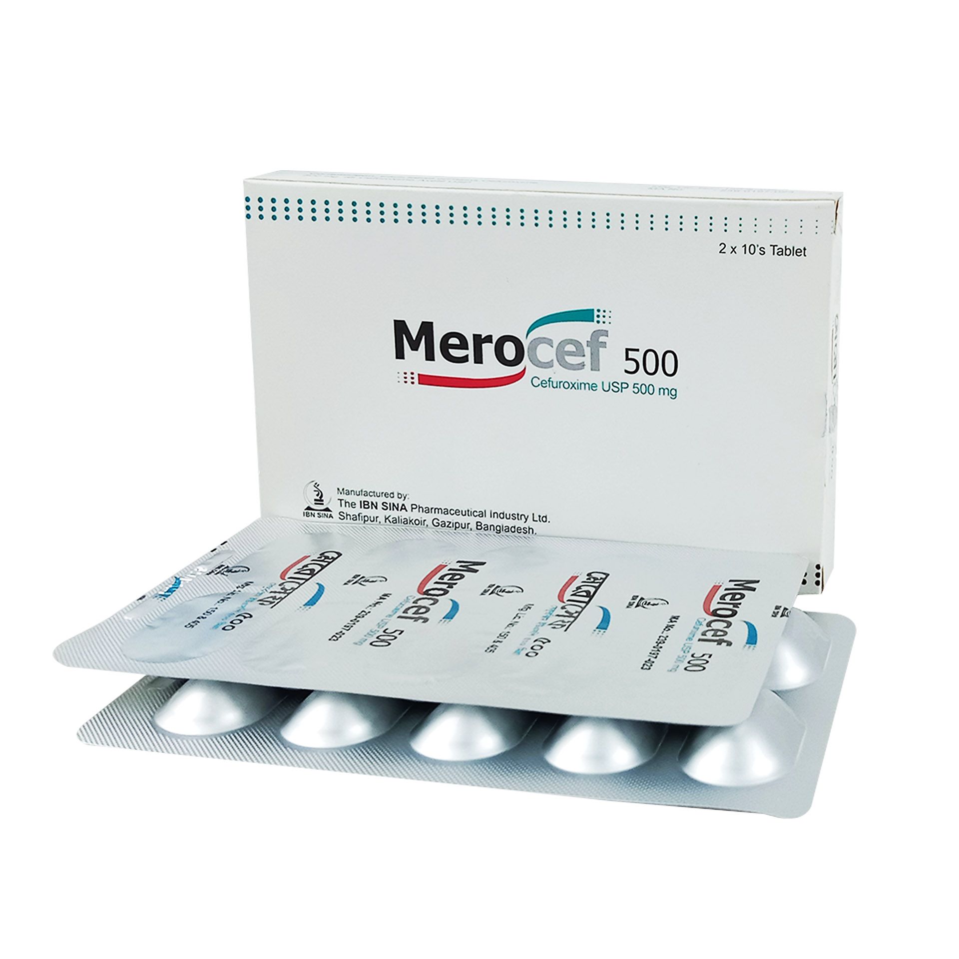 Merocef 500mg Tablet