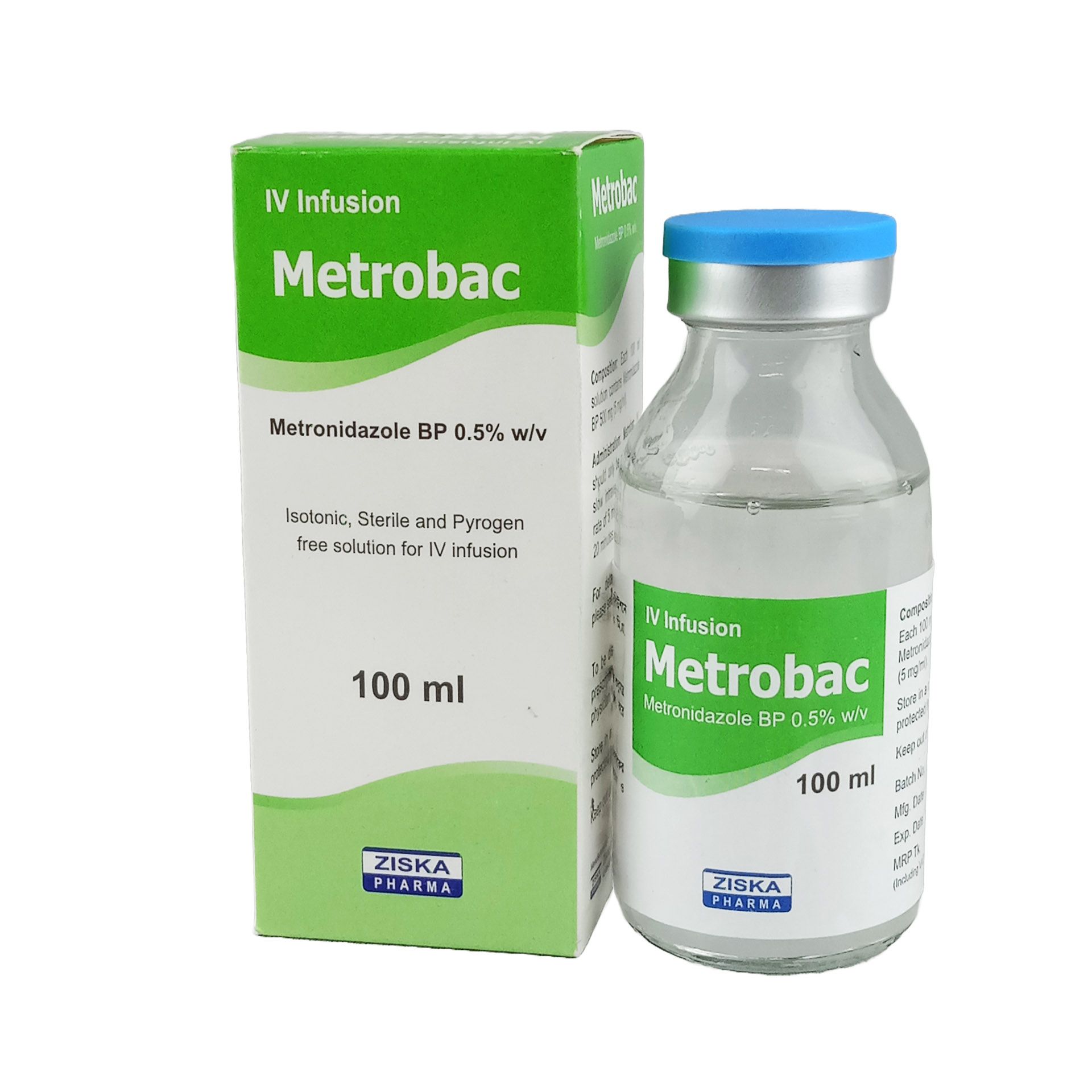 Metrobac IV 500mg/100ml Infusion