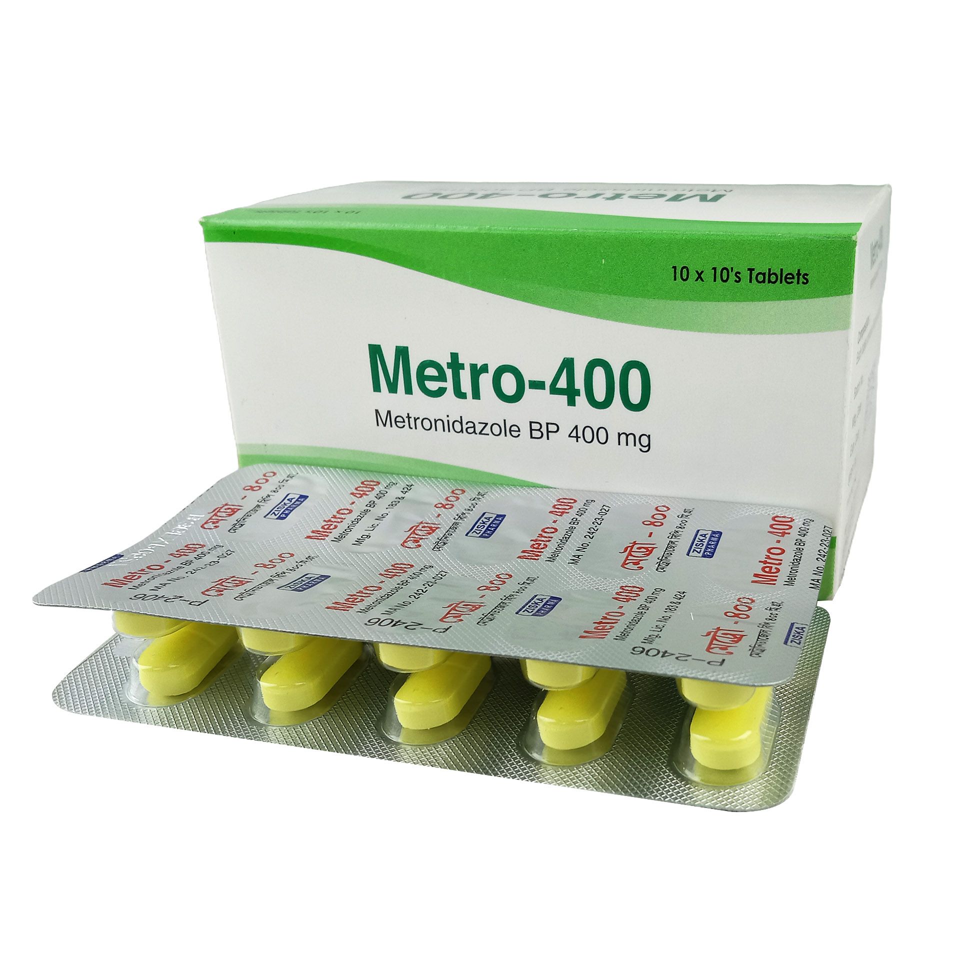 Metro 400 (Ziska) 400mg Tablet