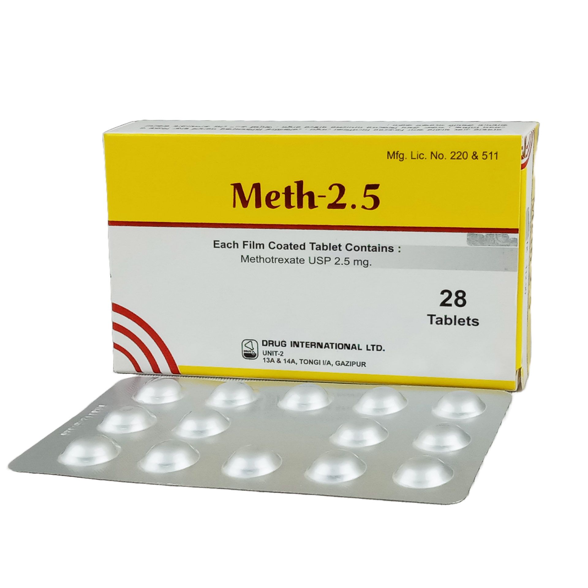 Meth 2.5 2.5mg Tablet