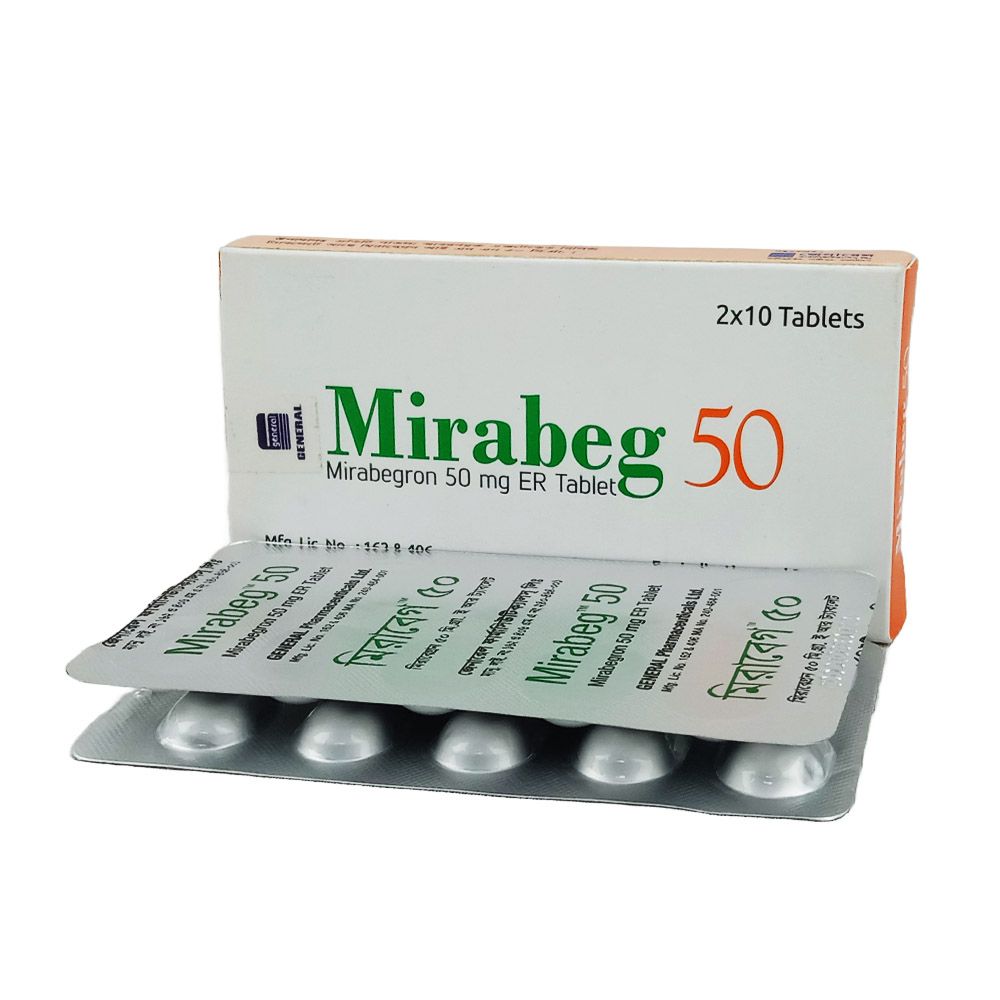 Mirabeg 50mg Tablet