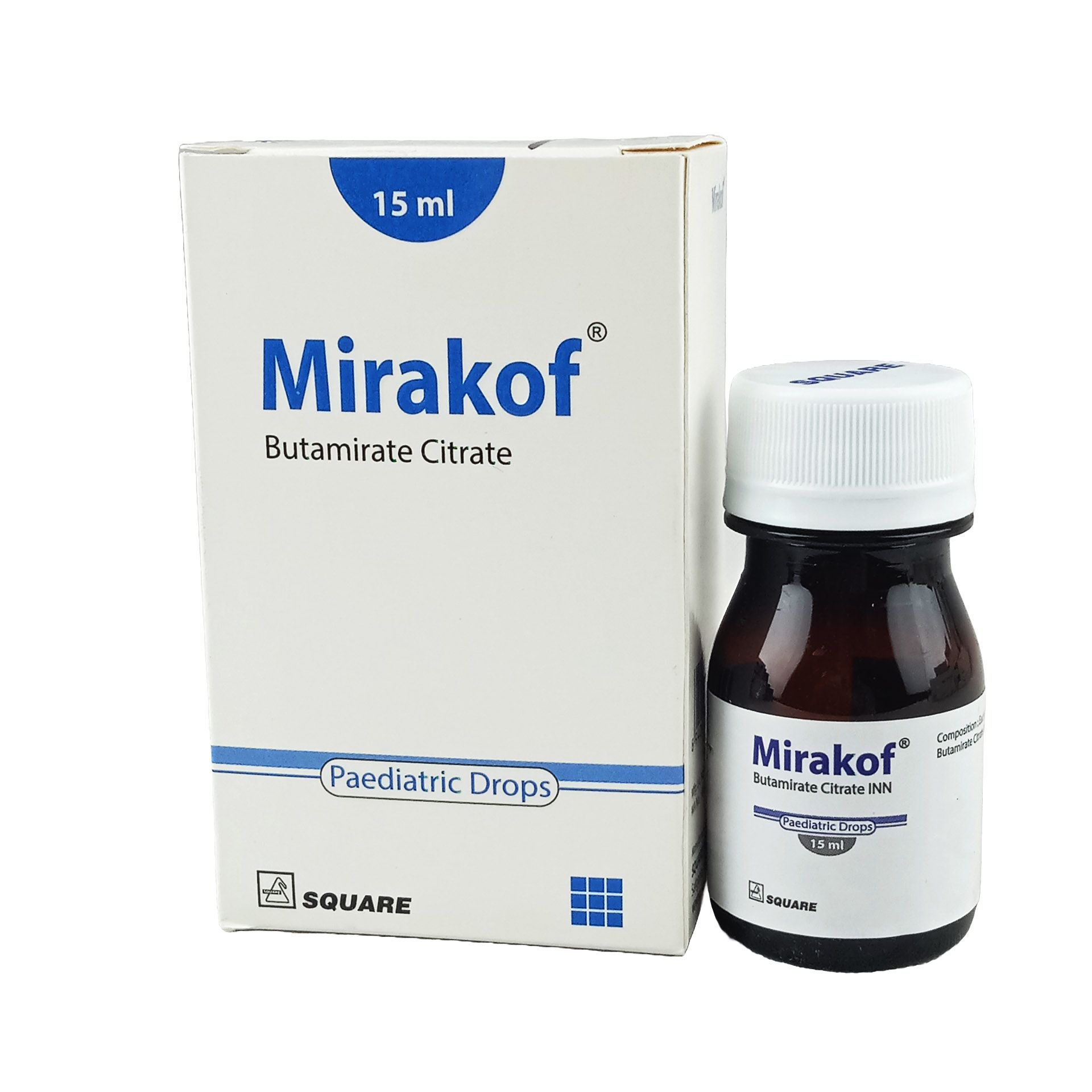Mirakof Paediatric Drops 5mg/ml Pediatric Drops
