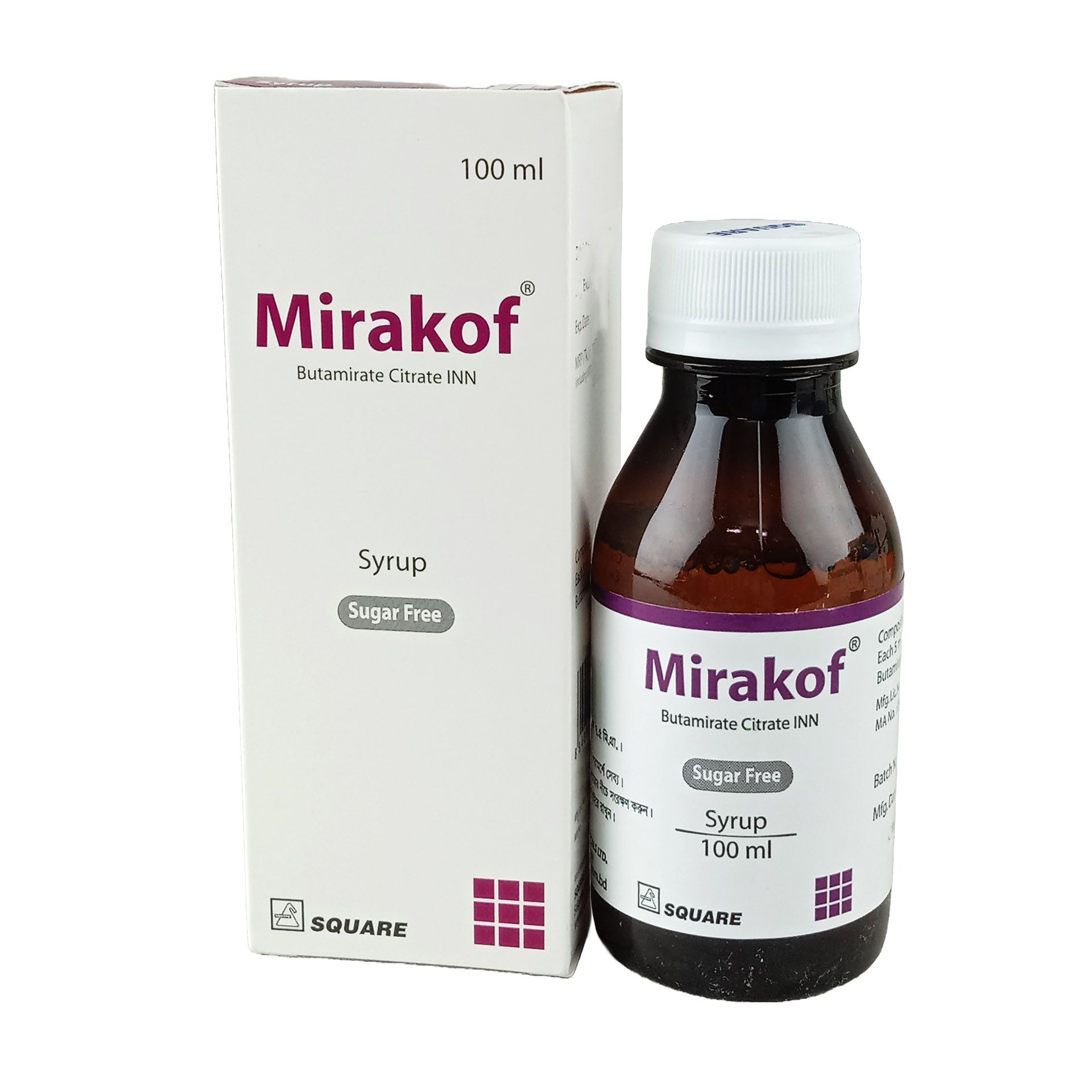 Mirakof 7.5mg/5ml Syrup