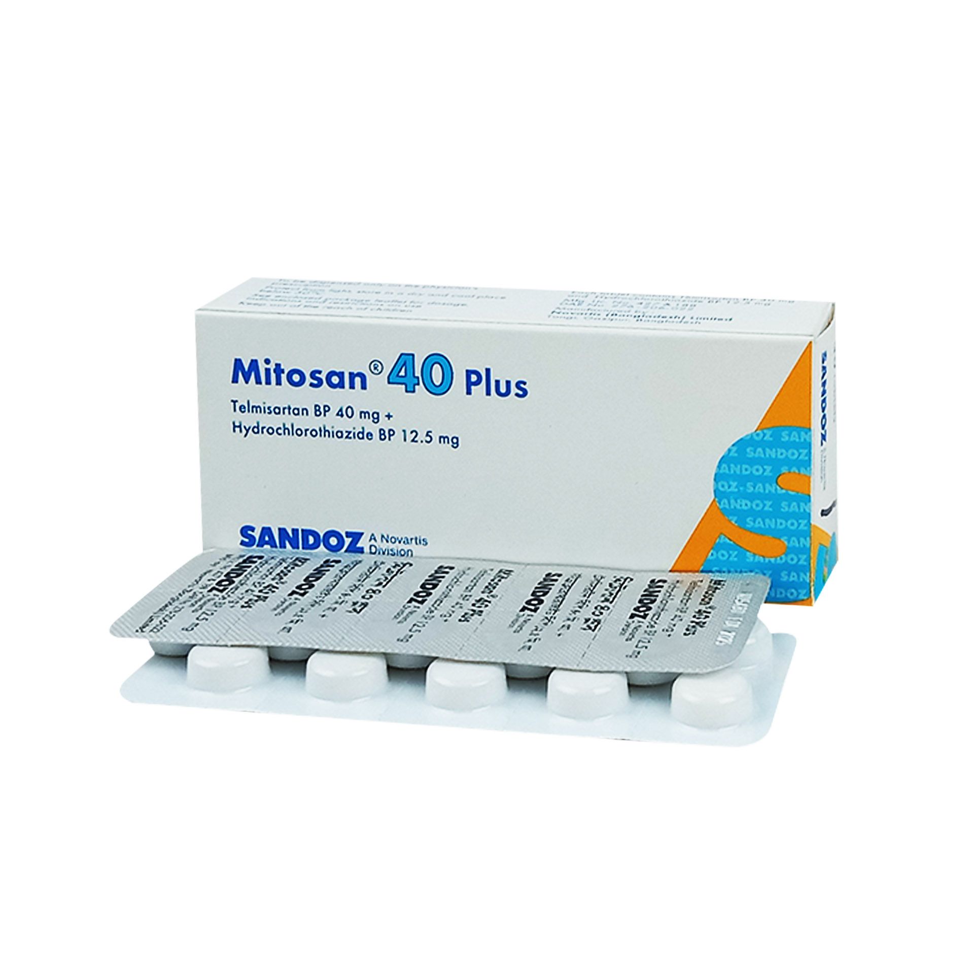 Mitosan Plus 40 12.5mg+40mg Tablet