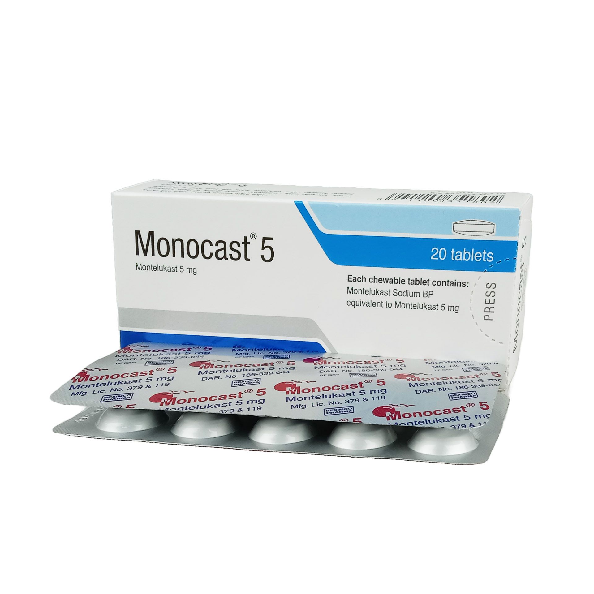 Monocast 5mg Tablet