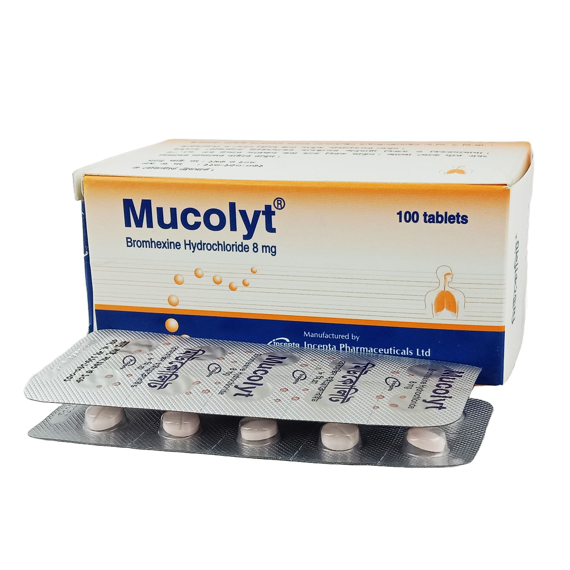 Mucolyt 8mg Tablet