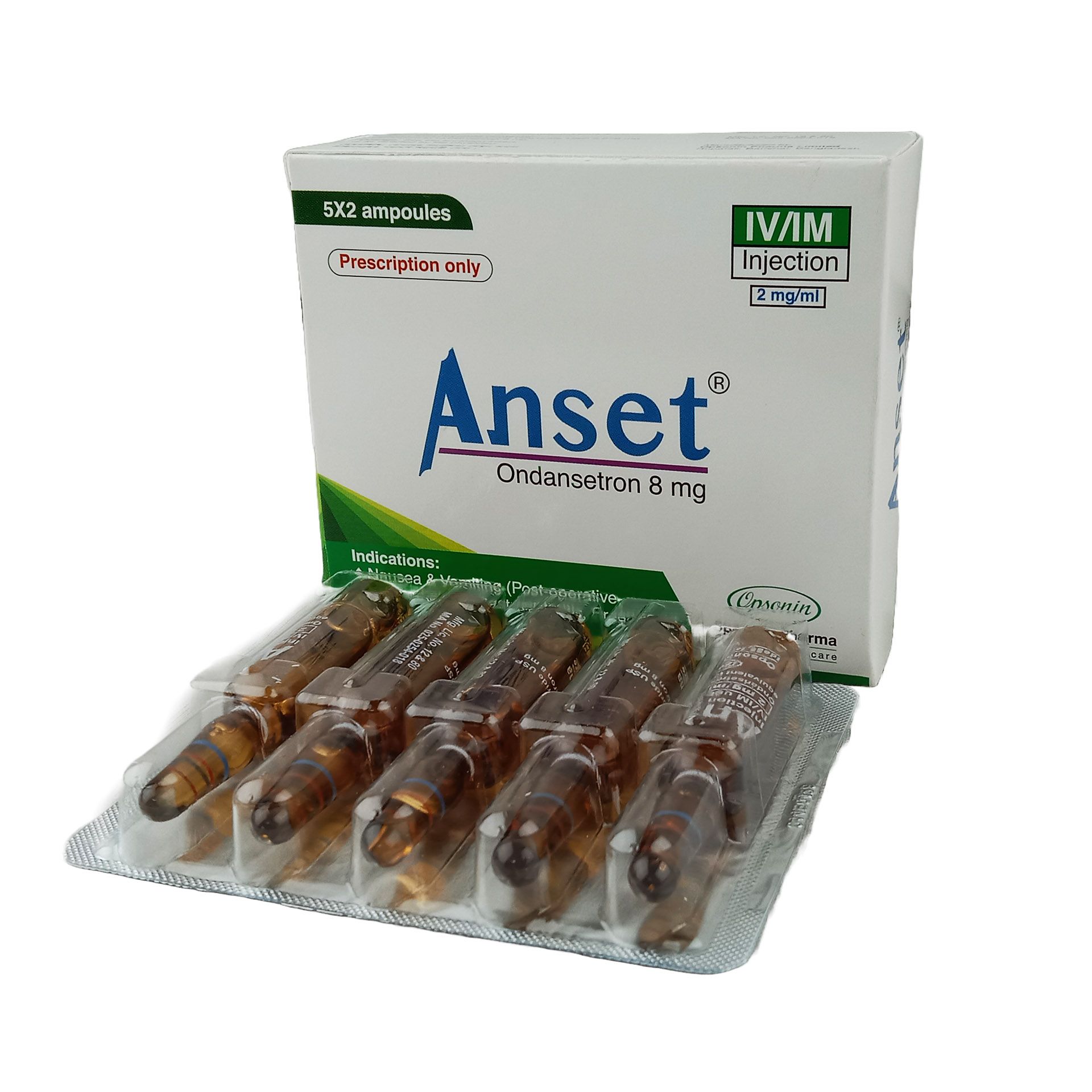 Anset Injection 8mg/4ml Injection
