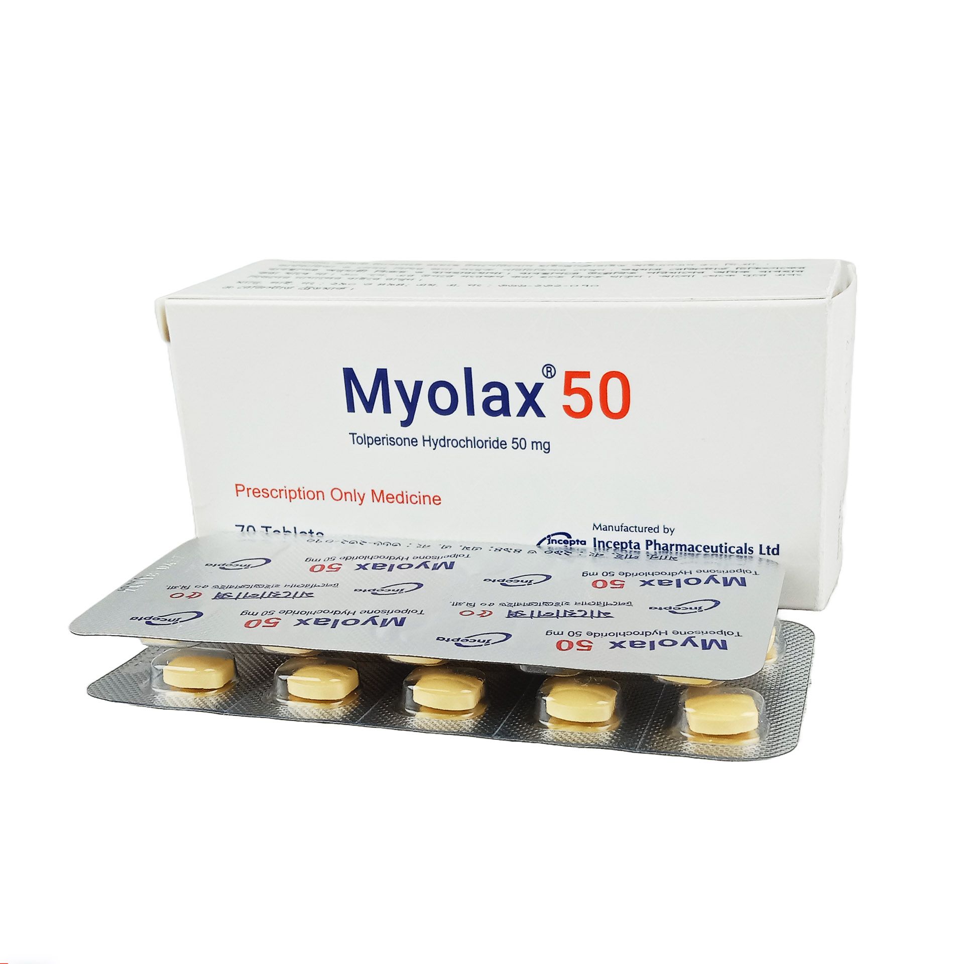 Myolax 50mg Tablet