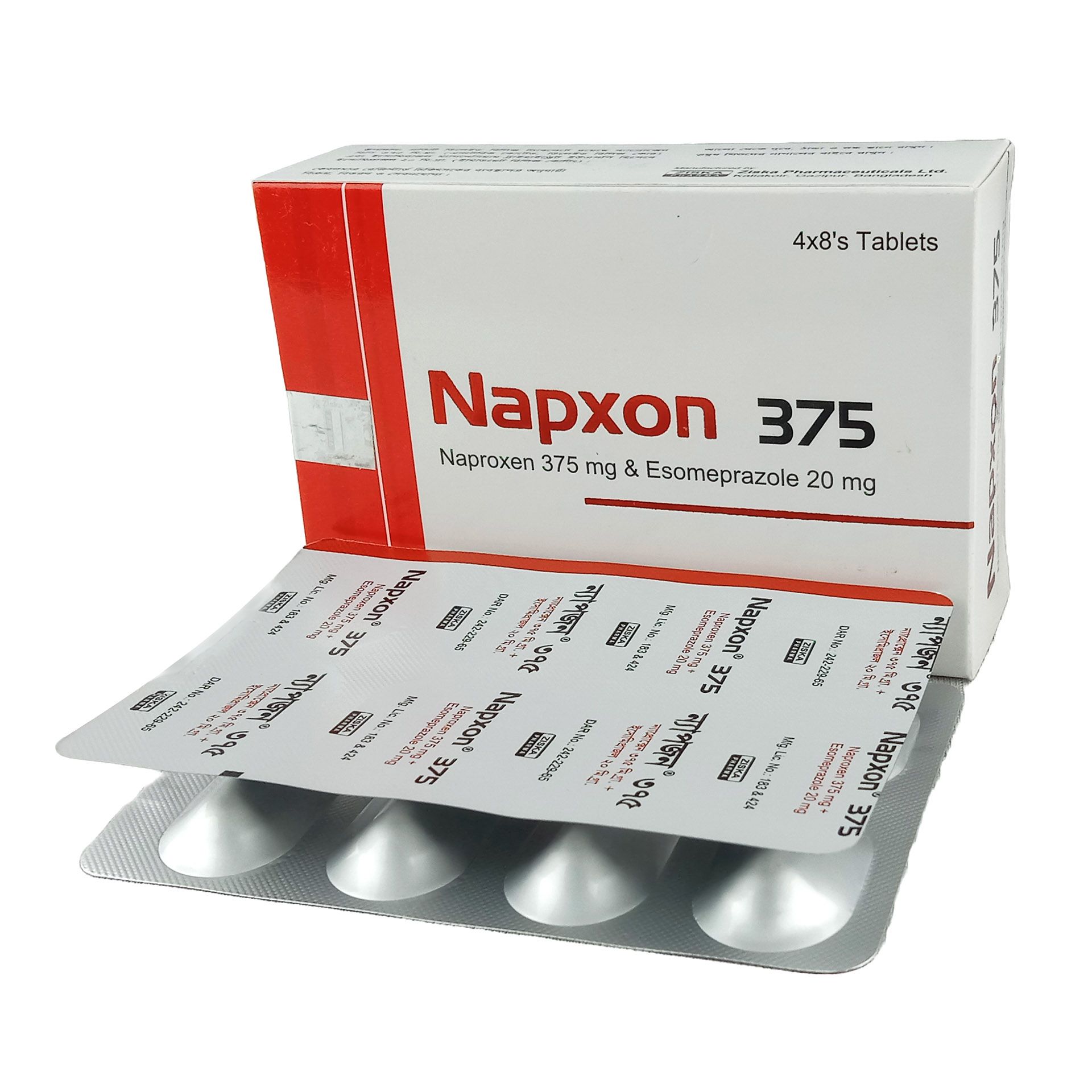Napxon 375 20mg+375mg Tablet