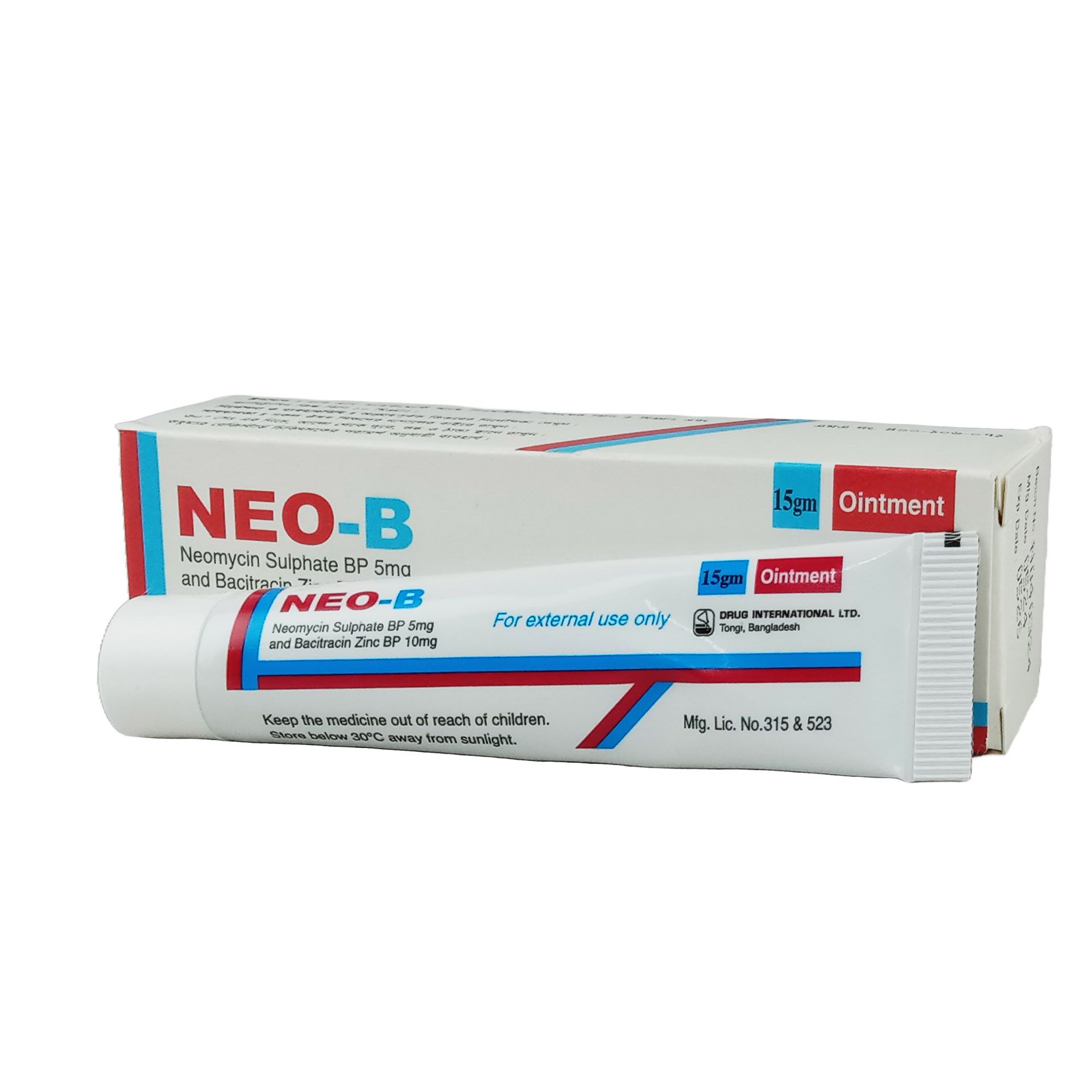 Neo-B 500IU+5mg/gm Ointment