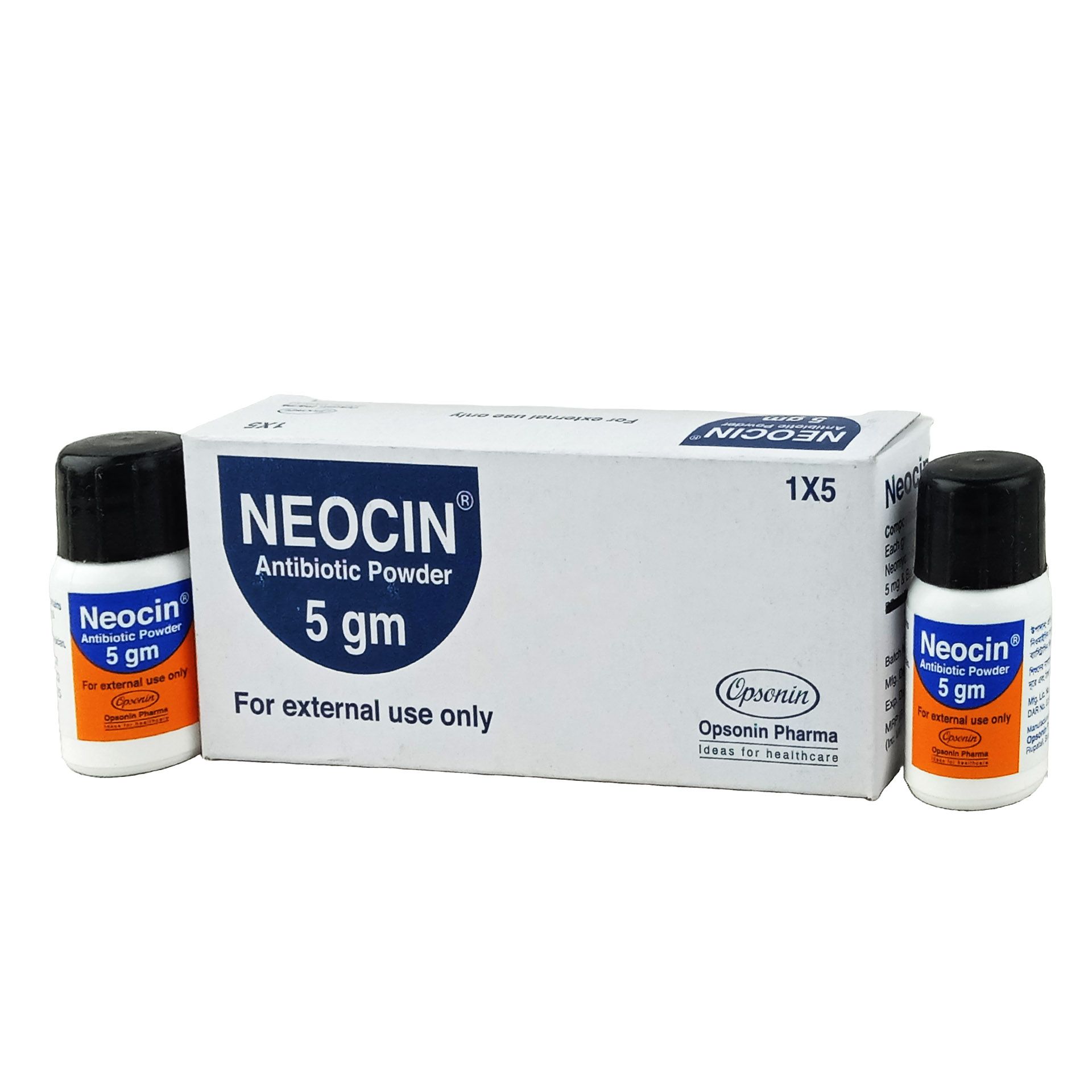 Neocin Powder 250IU+5mg/gm Powder