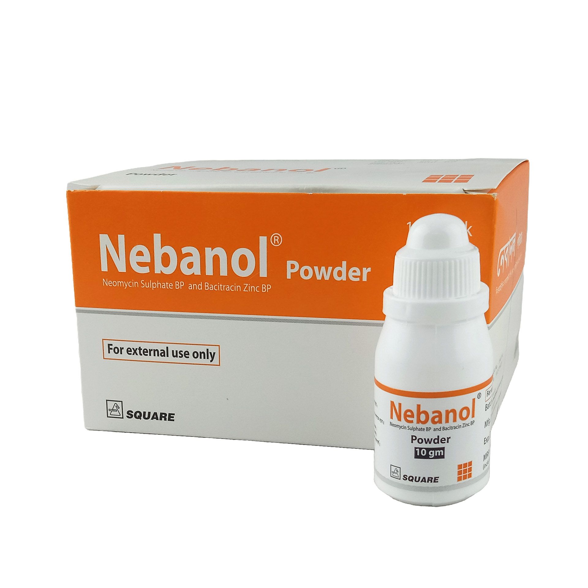 Nebanol 250IU+5mg/gm Powder
