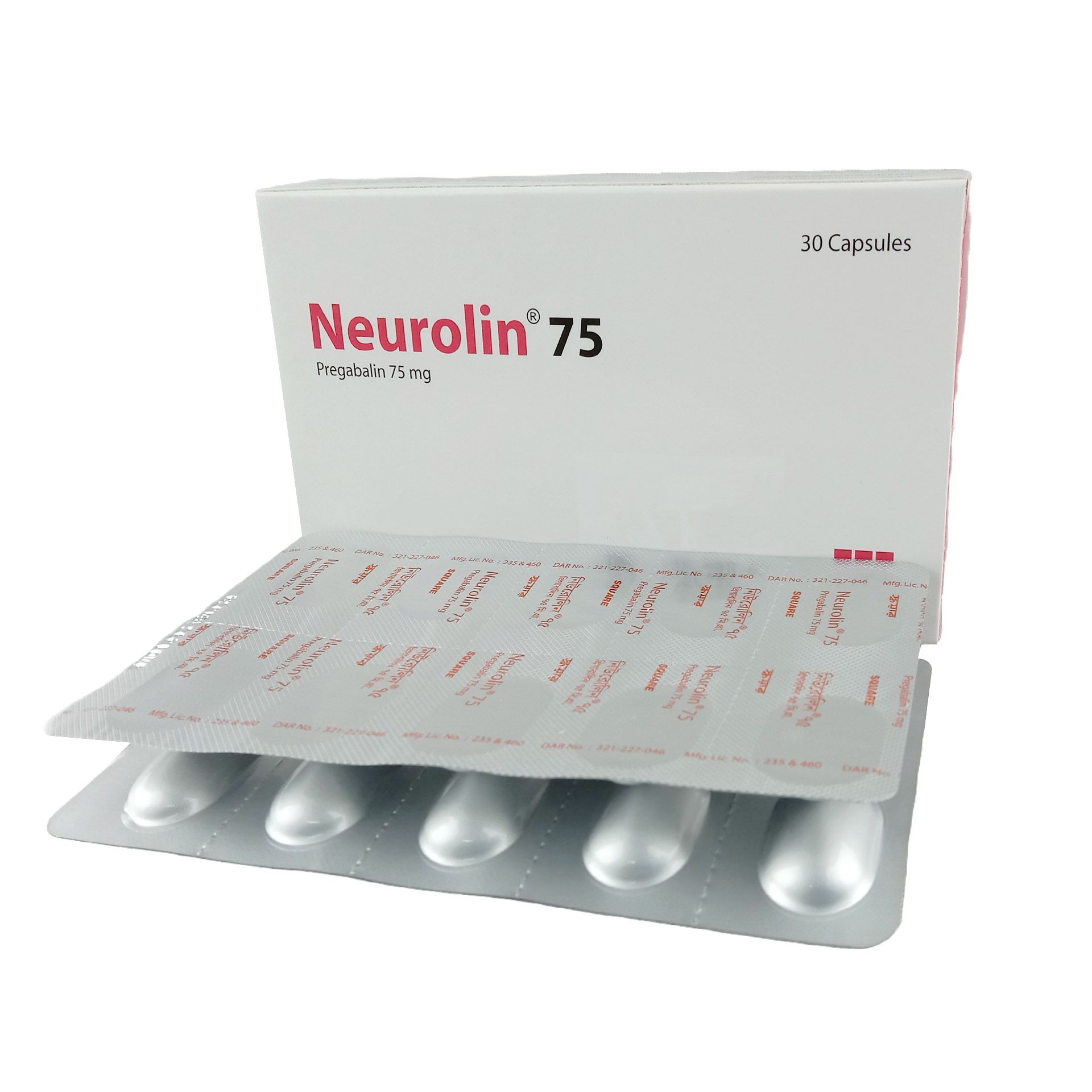 Neurolin 75mg Capsule