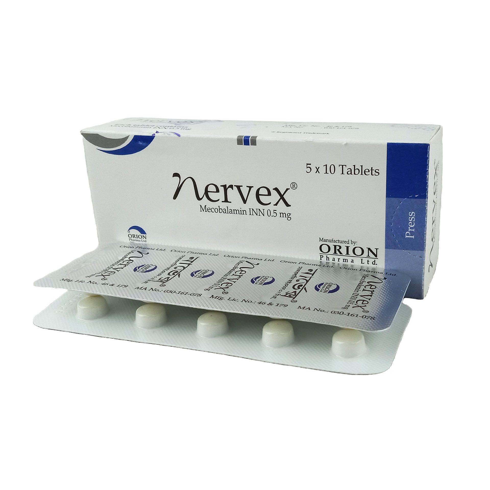 Nervex 0.5mg Tablet