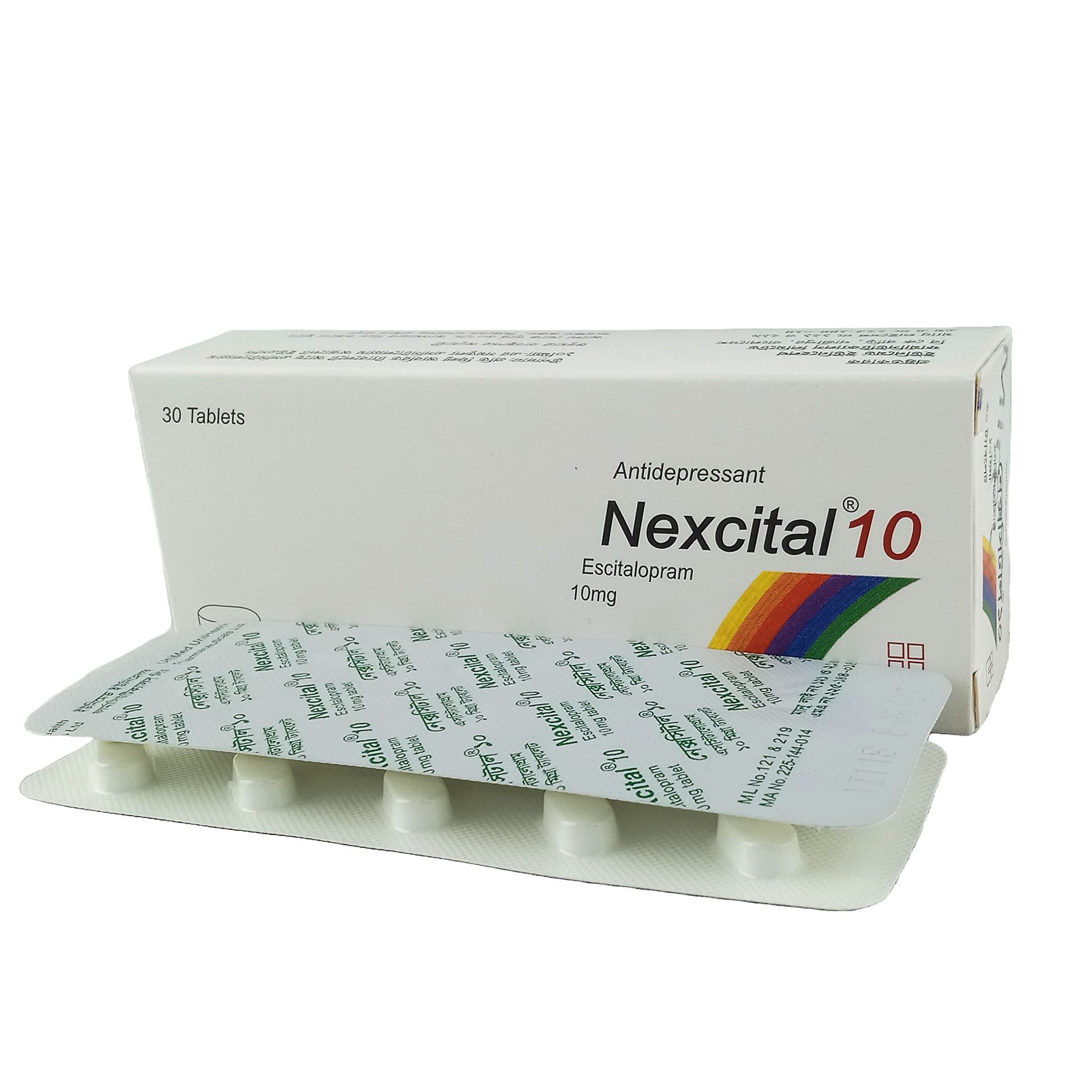 Nexcital 10mg Tablet
