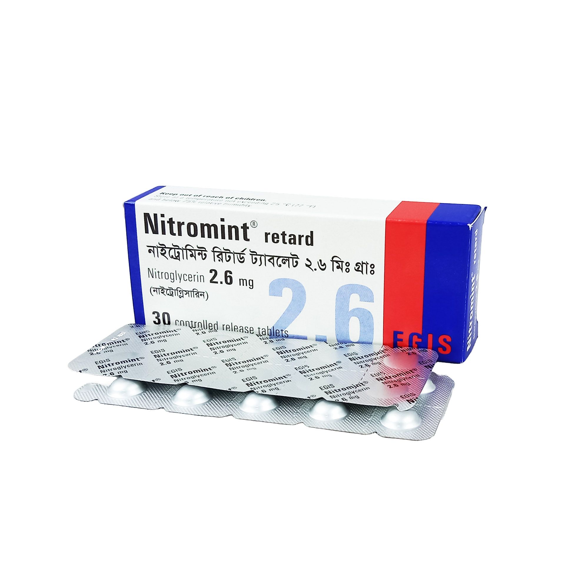 Nitromint Retard 2.6 2.6mg Tablet
