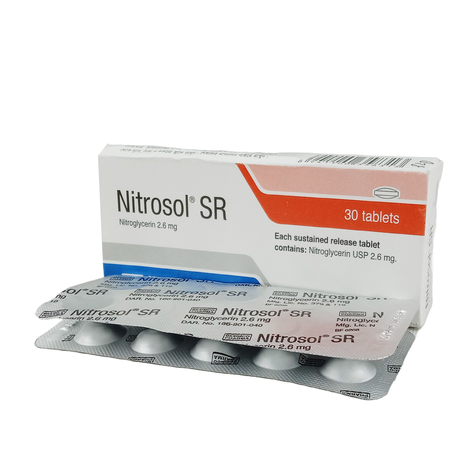 Nitrosol SR 2.6mg Tablet