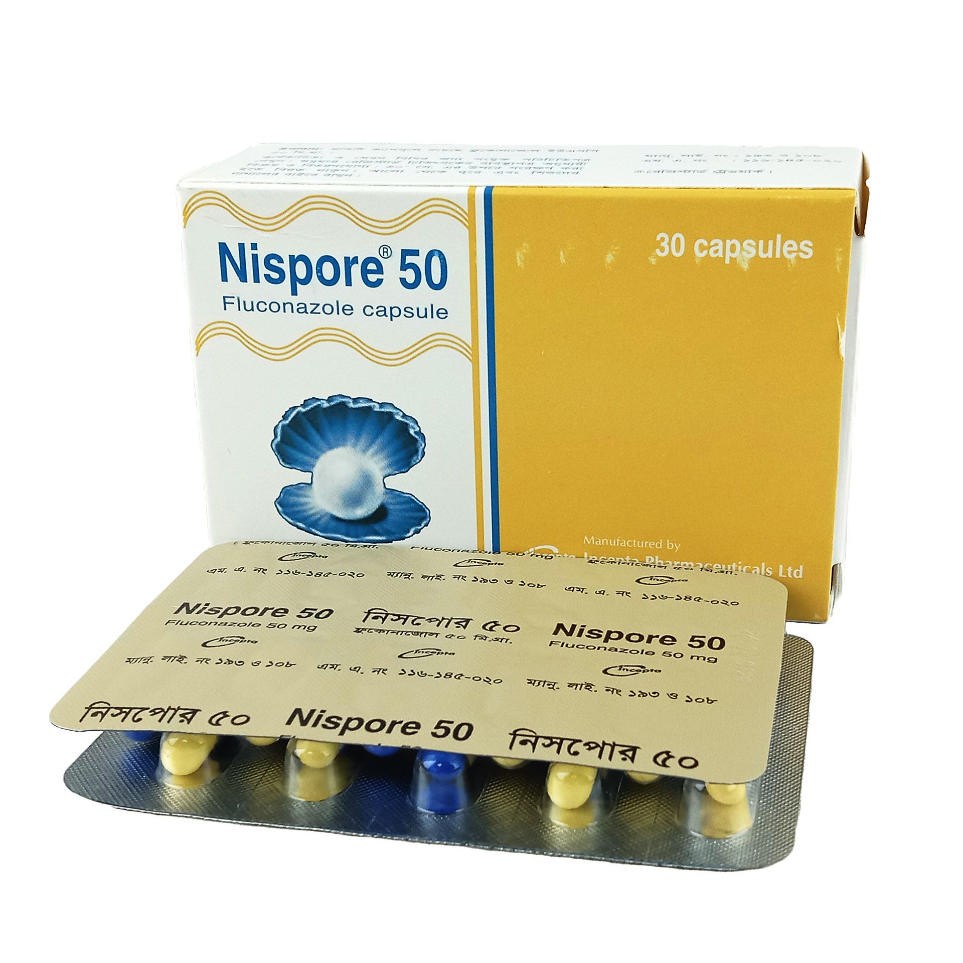 Nispore 50mg Capsule