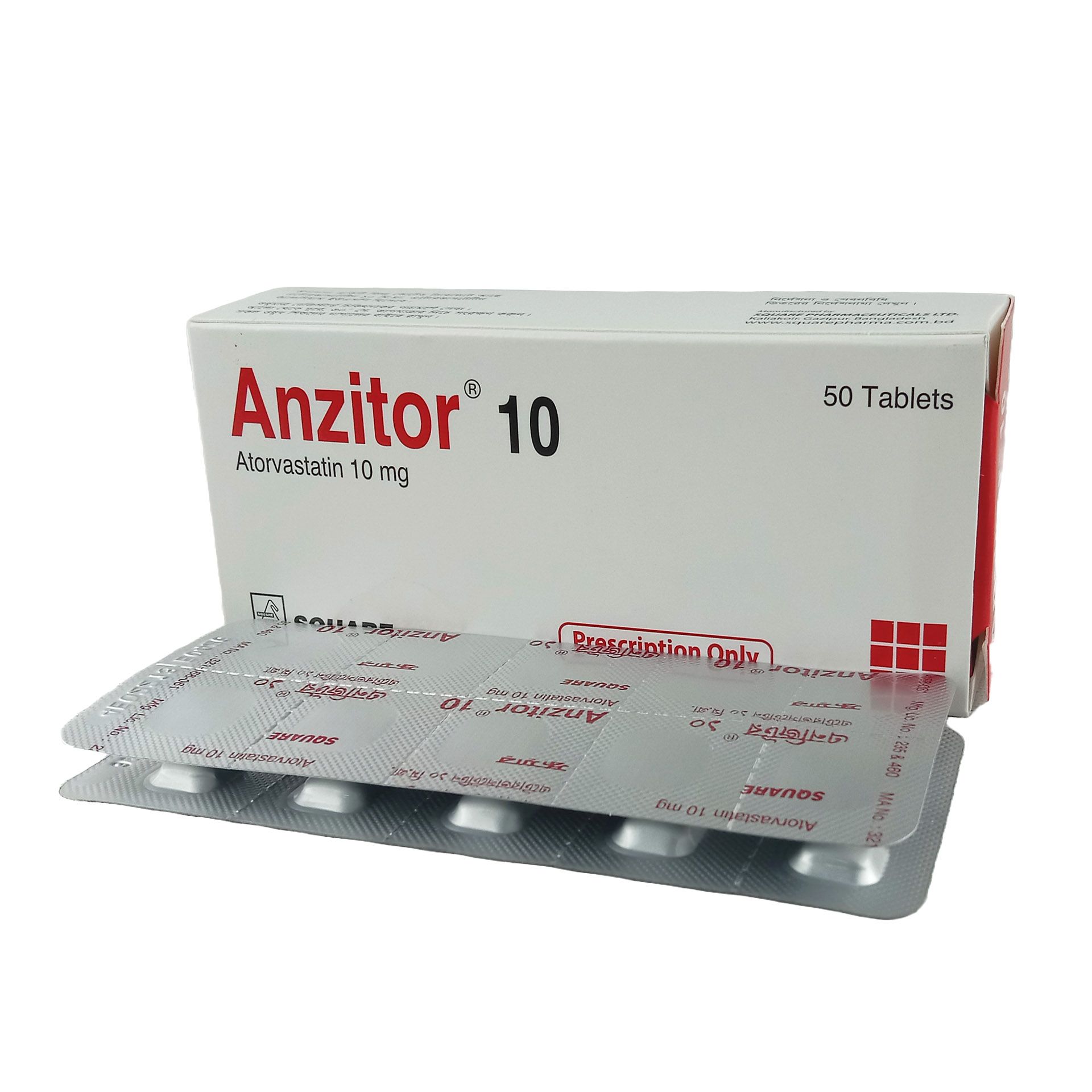 Anzitor 10mg Tablet
