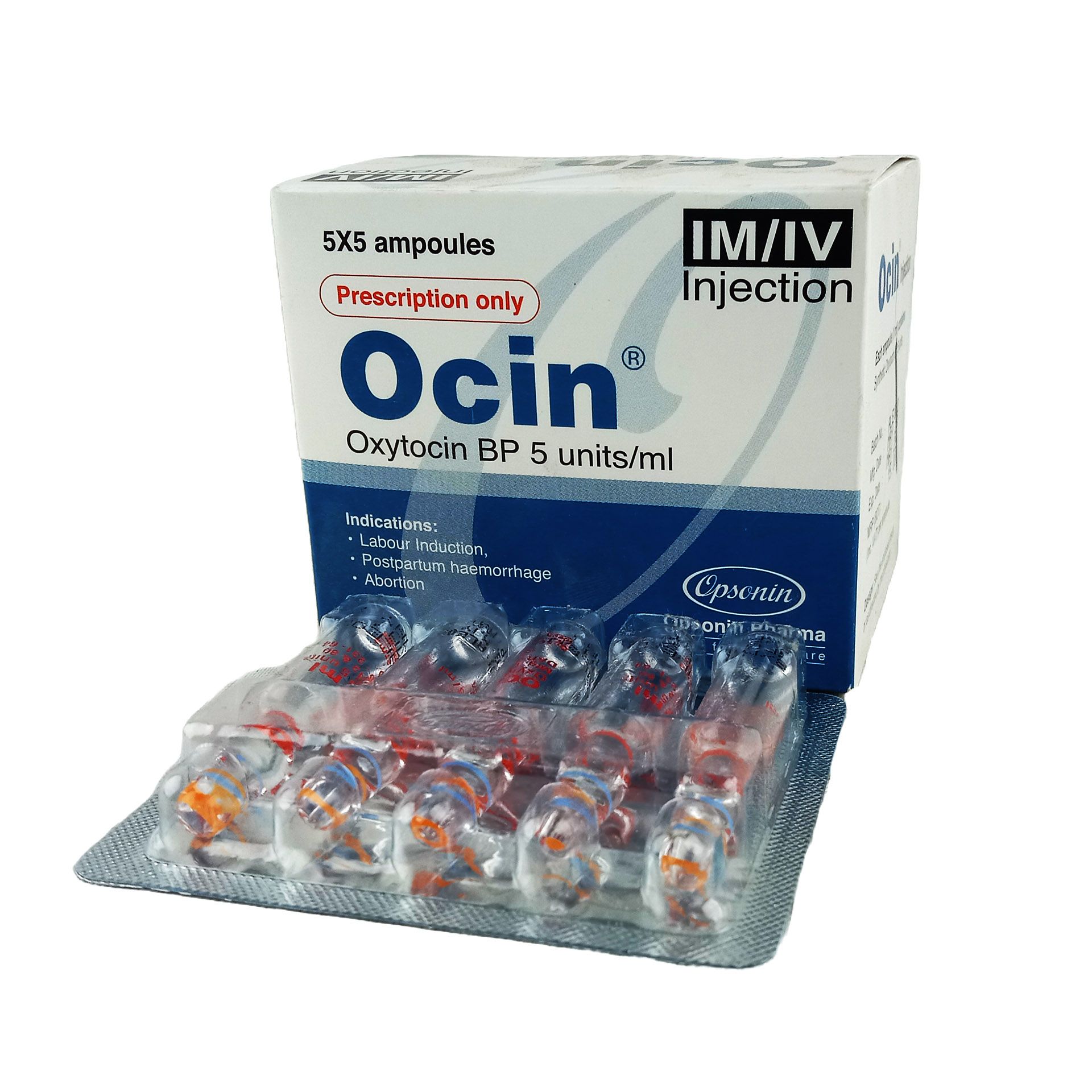 Ocin 5IU/ml Injection