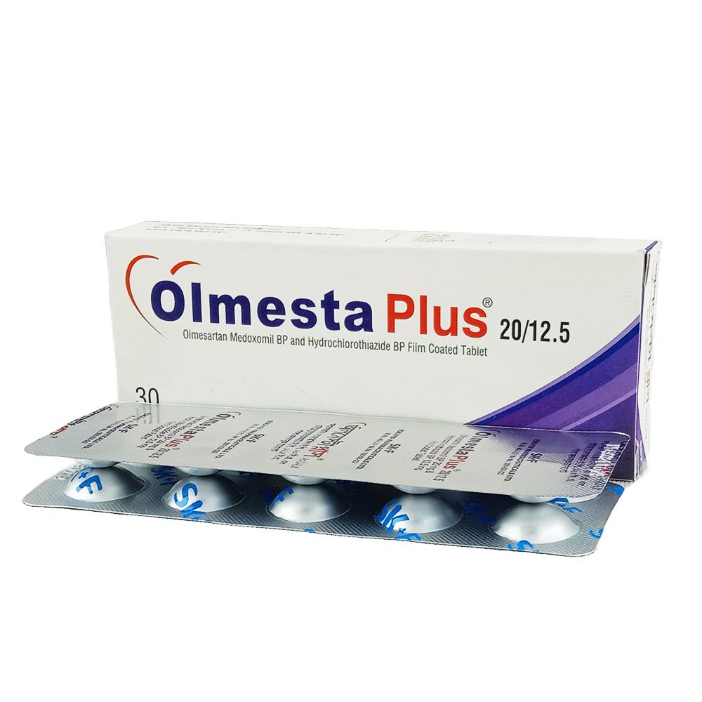 Olmesta Plus 12.5/20 12.5mg+20mg Tablet