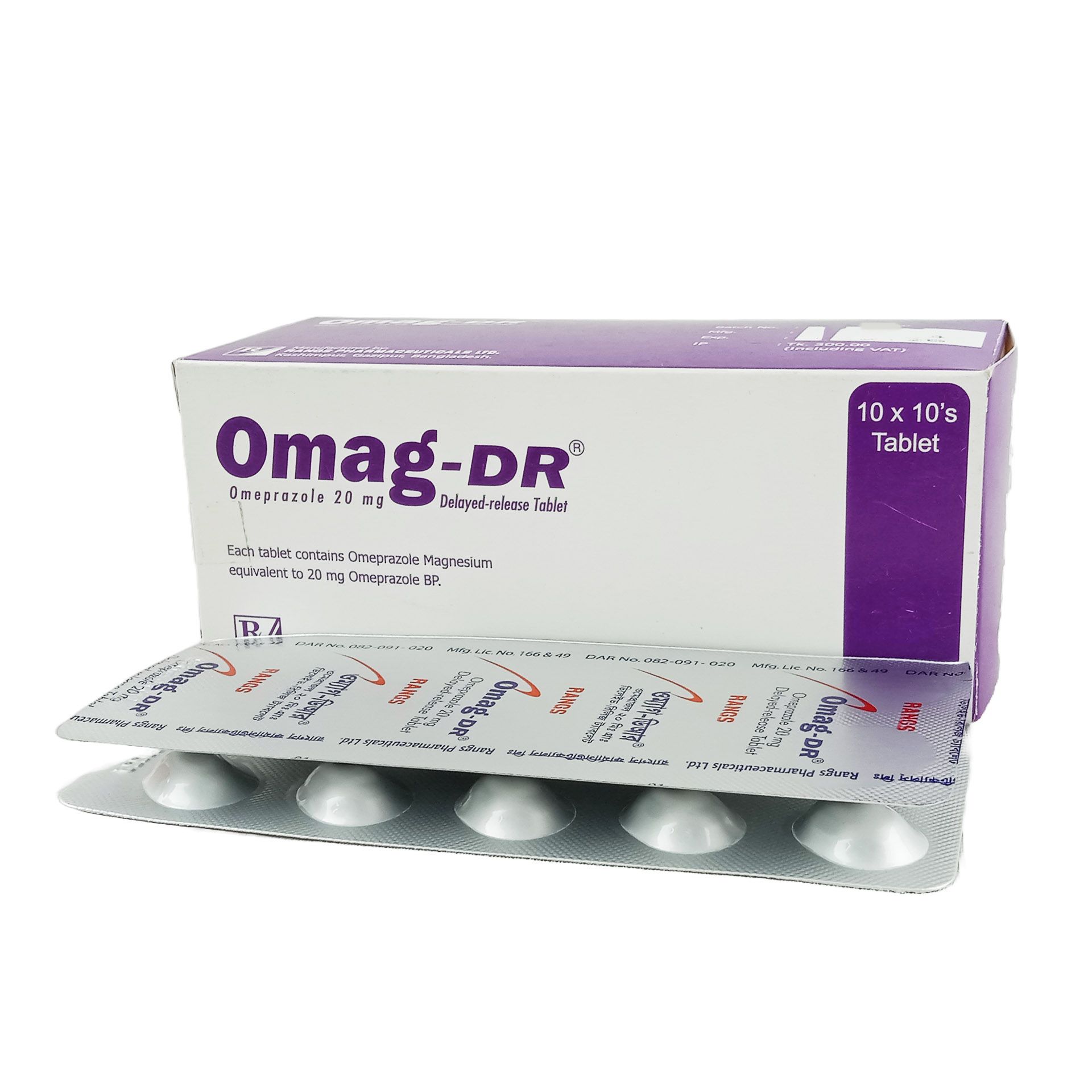 Omag-DR 20mg Tablet