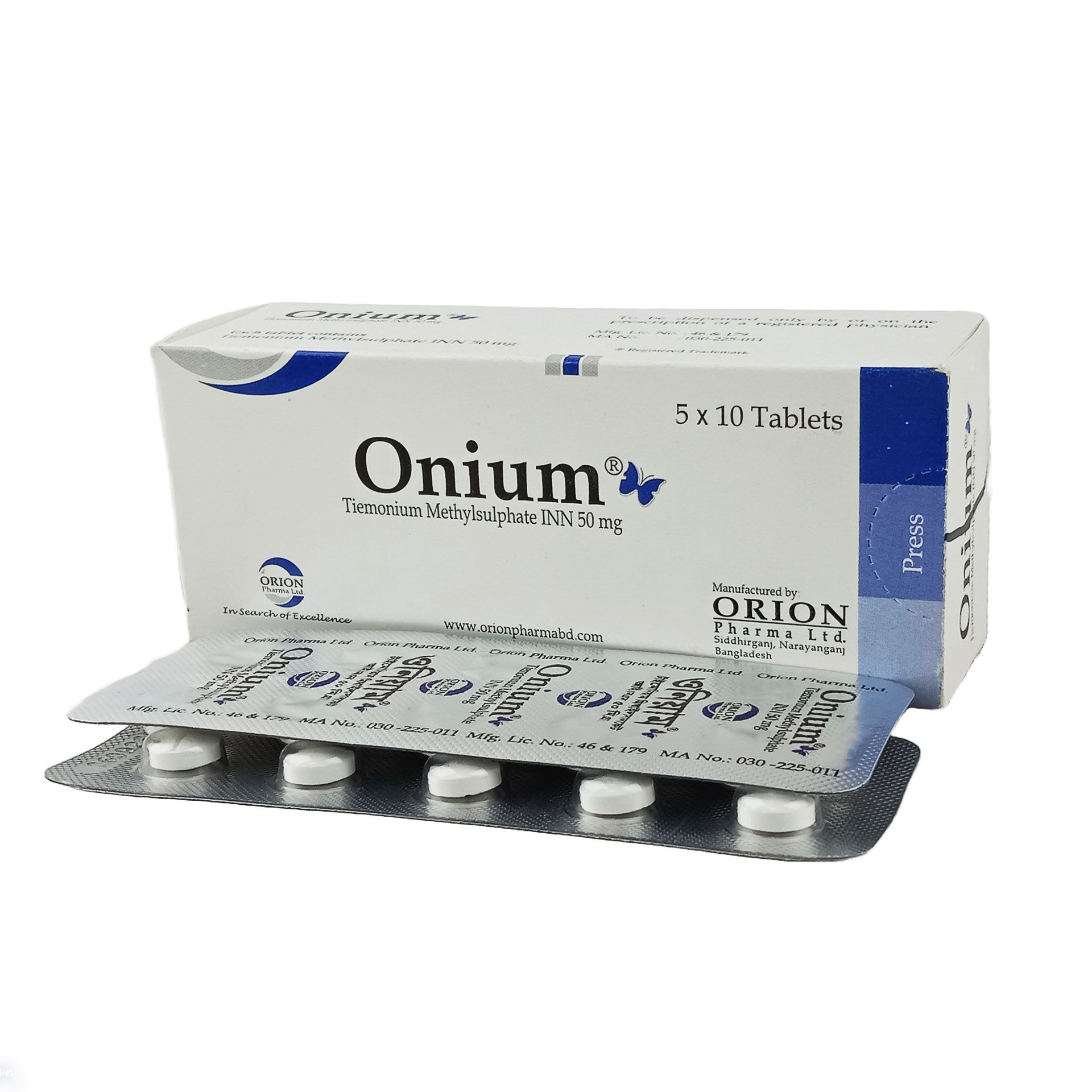 Onium 50mg Tablet