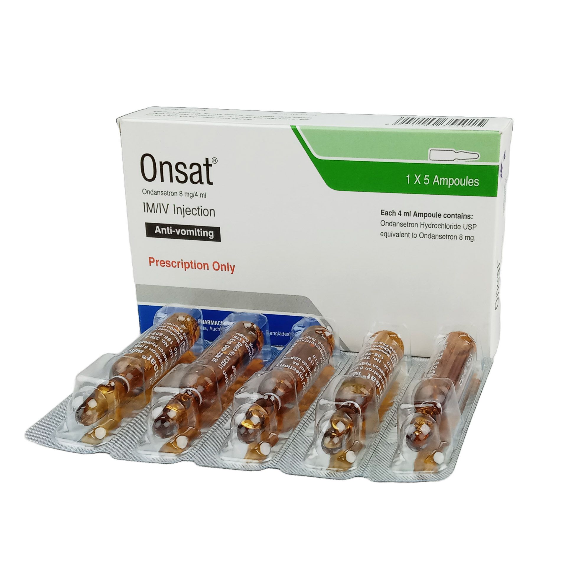 Onsat 8mg/4ml Injection