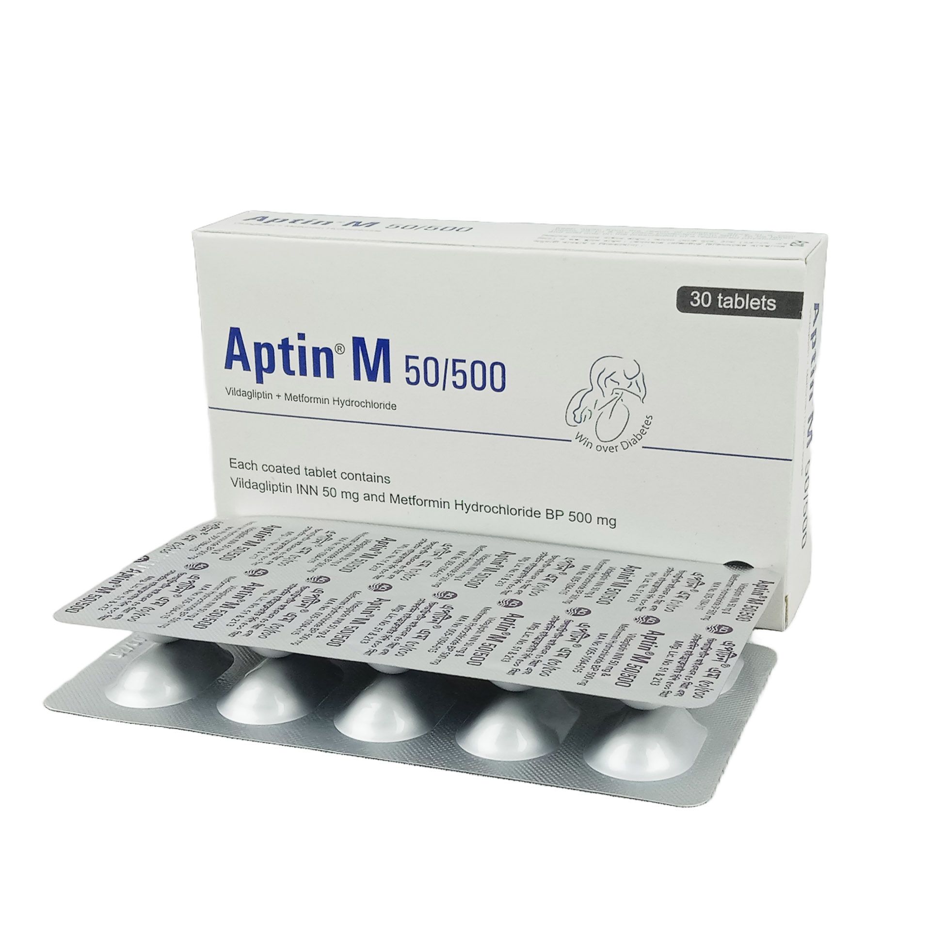 Aptin M 500mg+50mg Tablet