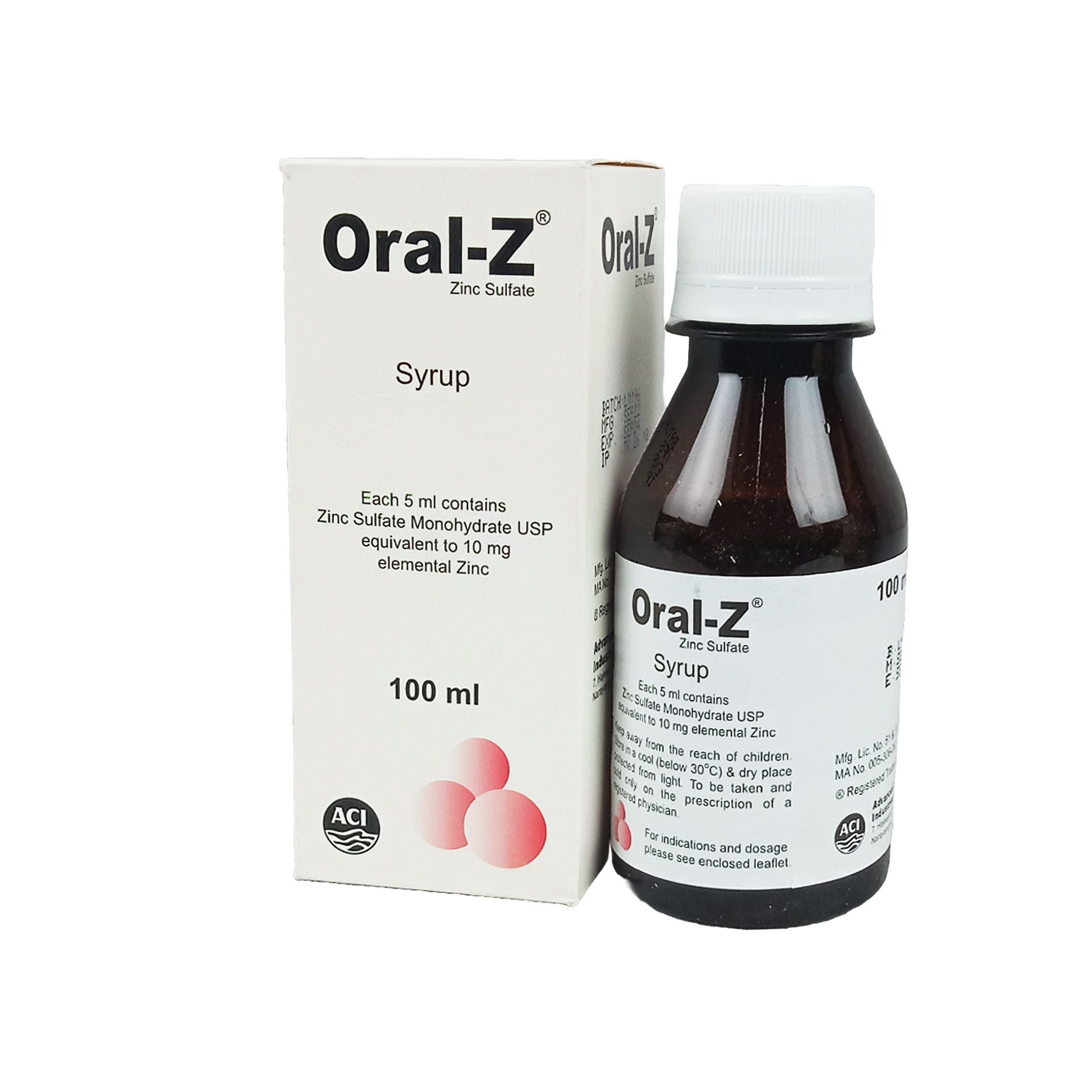 Oral-Z 10mg/5ml Syrup