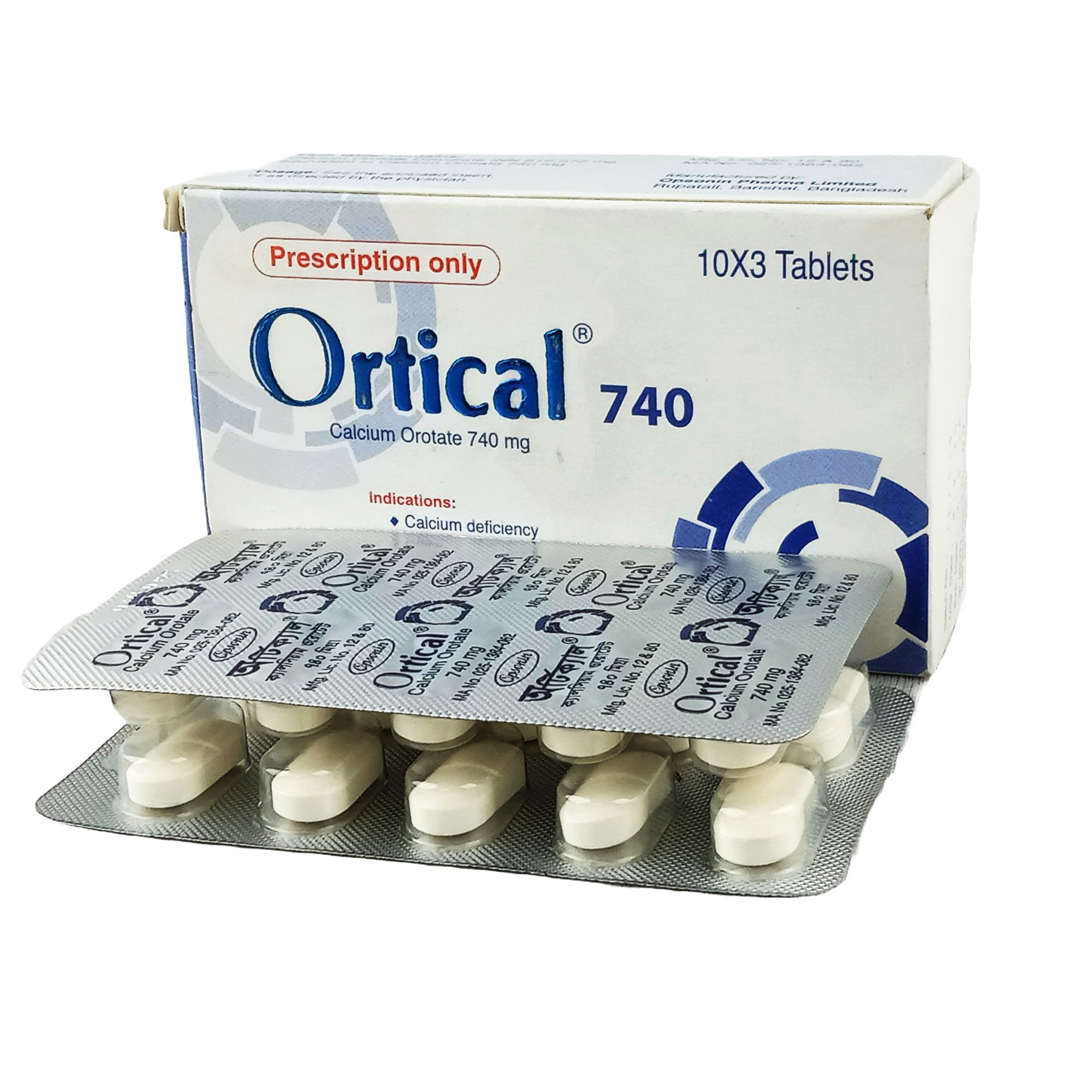 Ortical 740mg Tablet